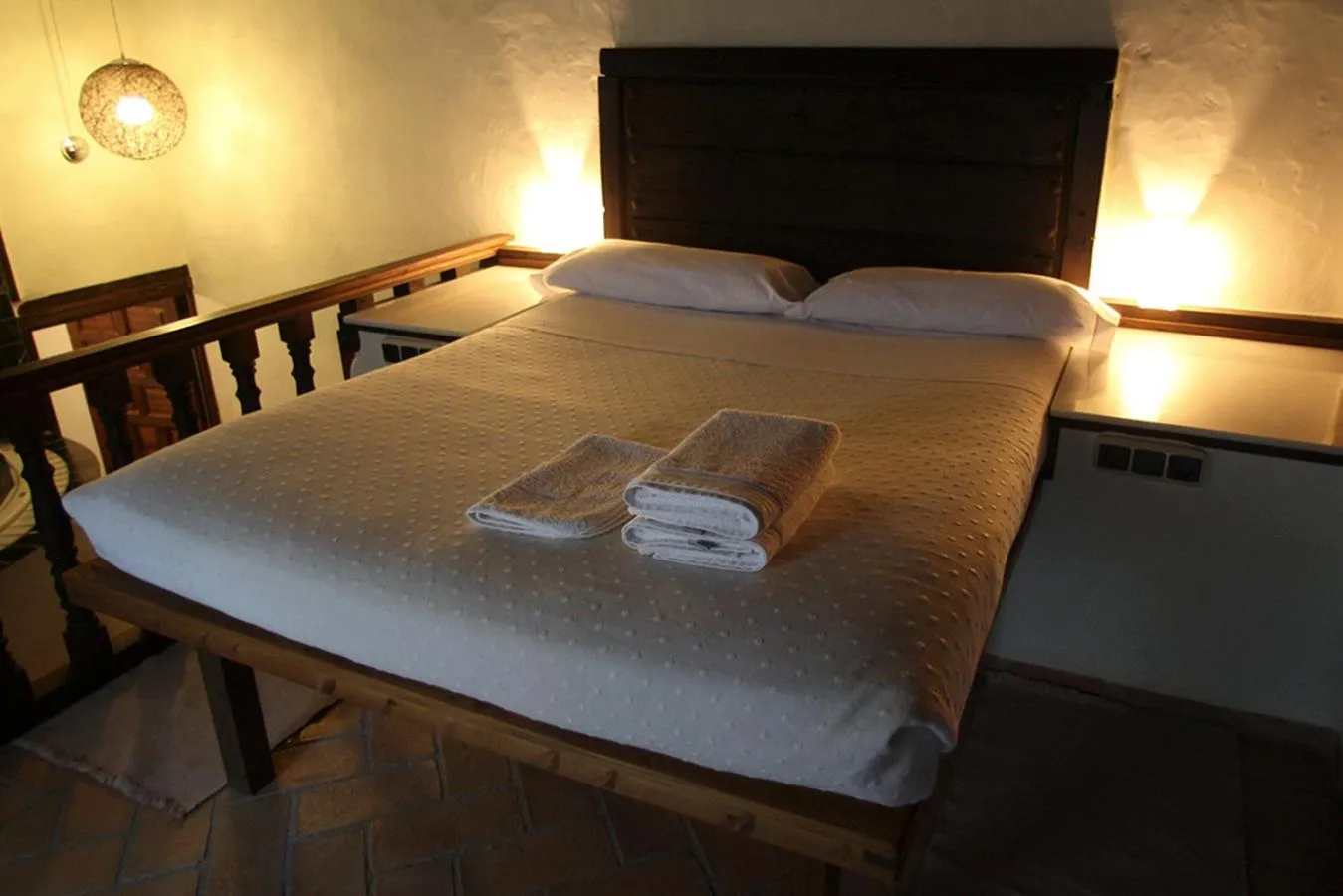 Bed in Hotel Rural Llerau