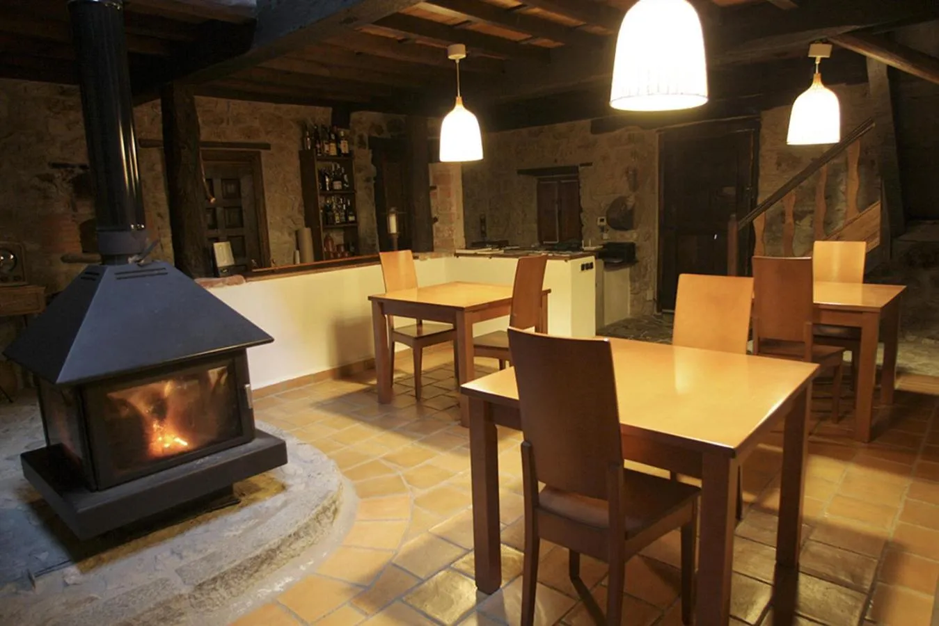 Restaurant/places to eat in Hotel Rural Llerau