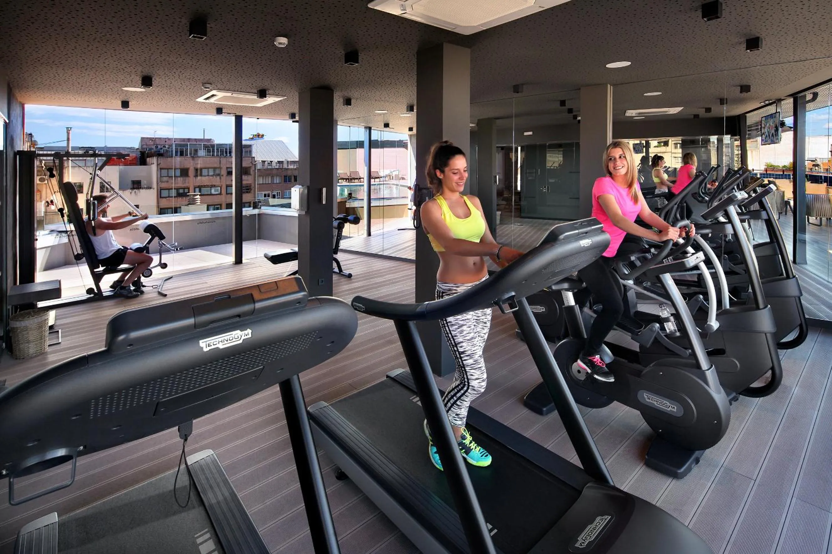 Fitness centre/facilities in Olivia Balmes Hotel