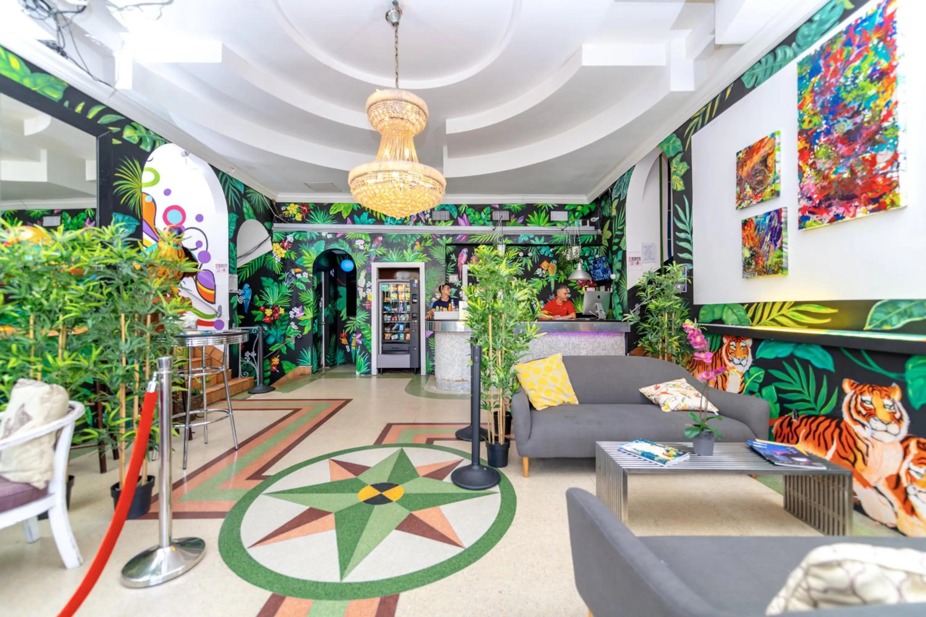 Lobby or reception in South Beach Rooms and Hostel
