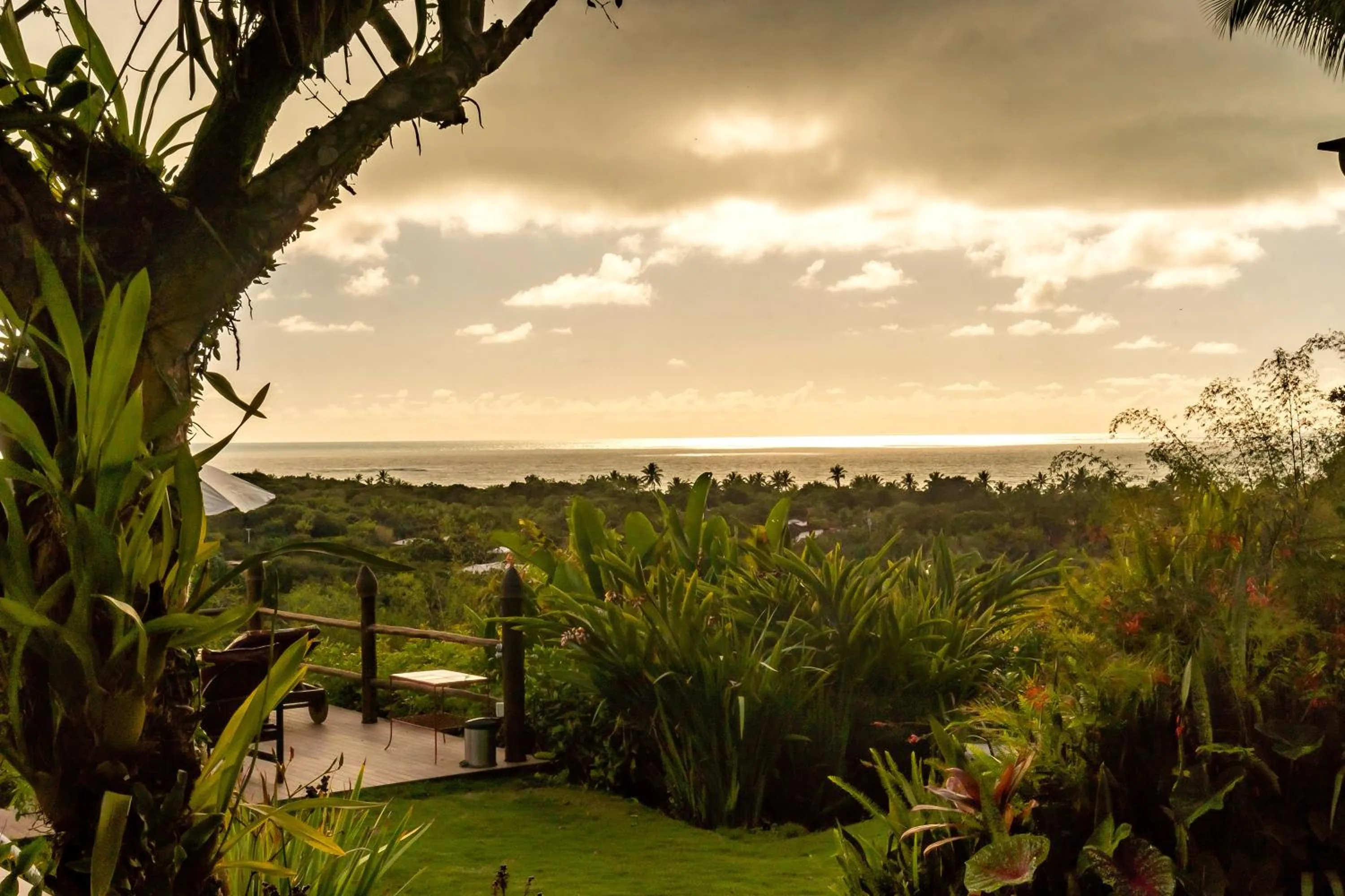 Garden view in Pousada Mar à Vista