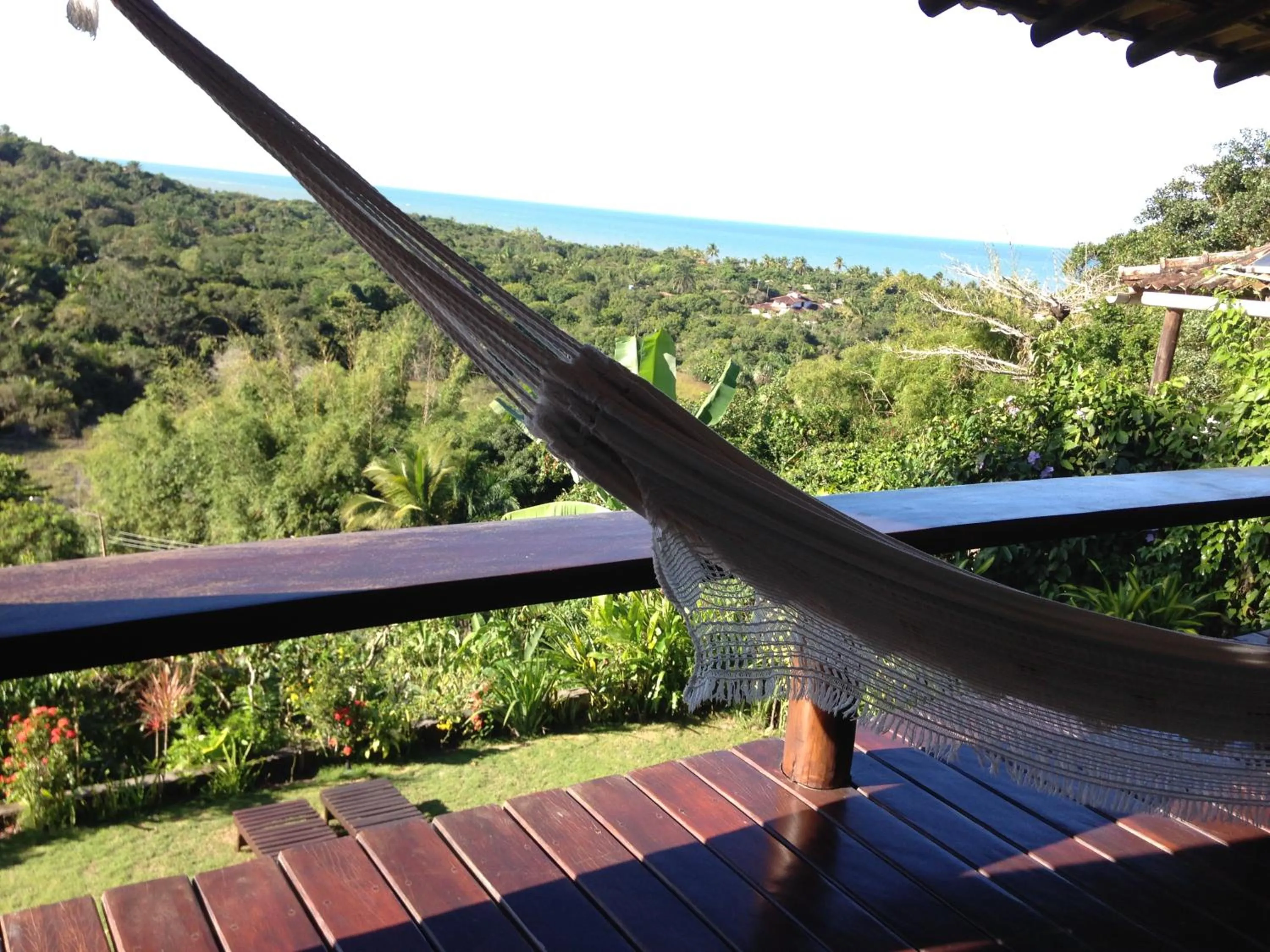 Balcony/Terrace in Pousada Mar à Vista