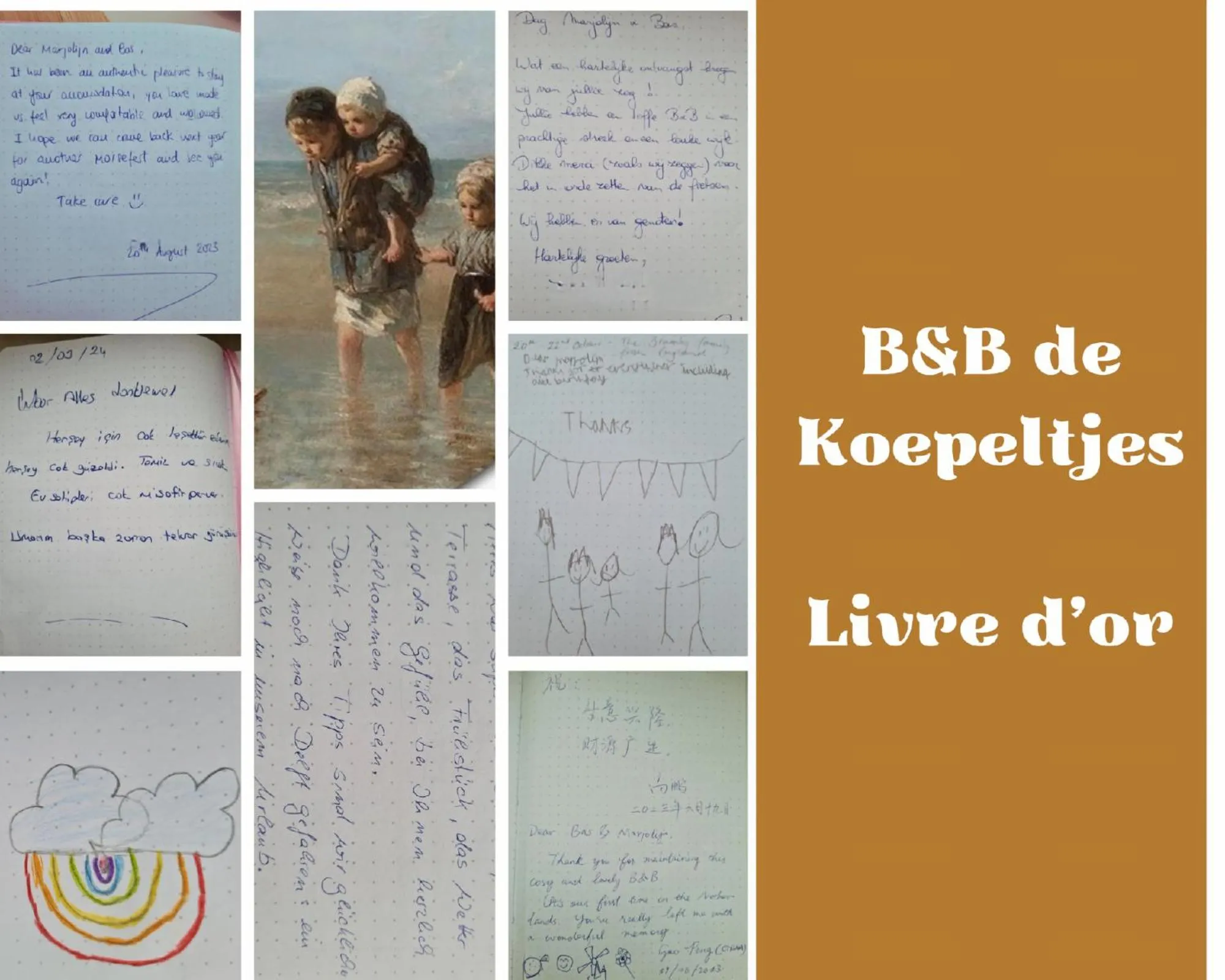 Guests in Bed & Breakfast de Koepeltjes