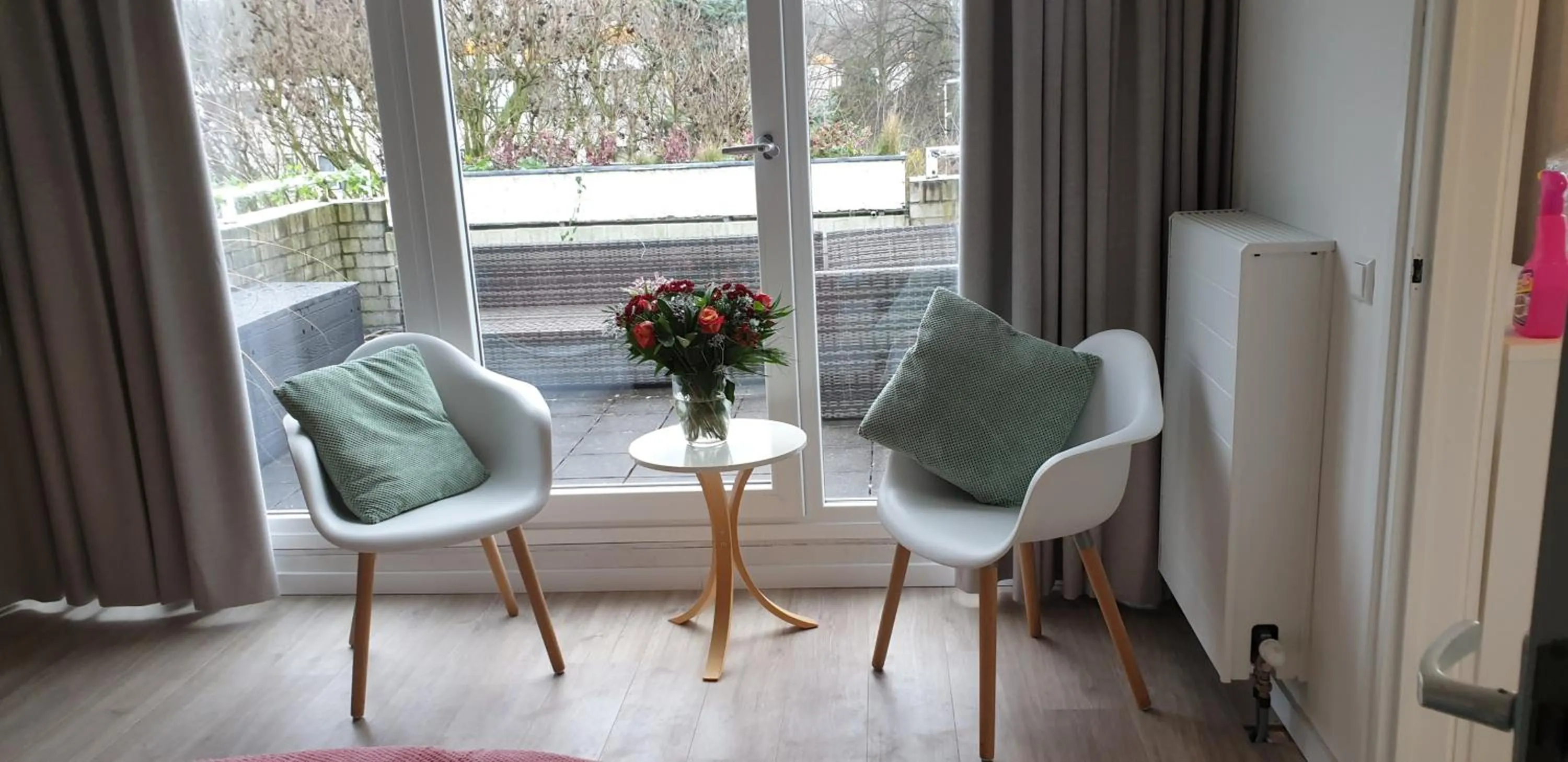 Seating area in Bed & Breakfast de Koepeltjes