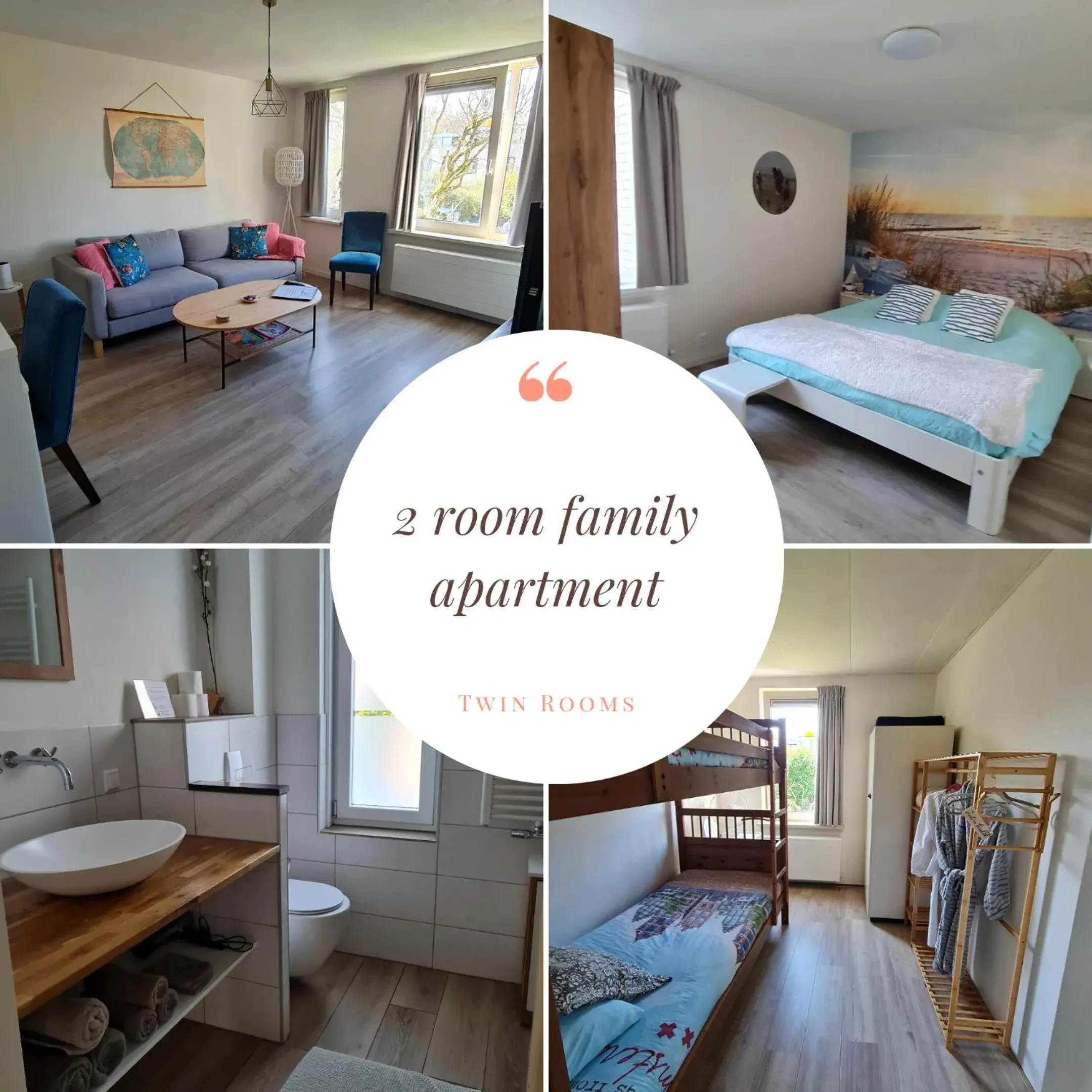 Two-Bedroom Apartment - single occupancy in Bed & Breakfast de Koepeltjes Two-Bedroom Apartment - single occupancy in Bed & Breakfast de Koepeltjes