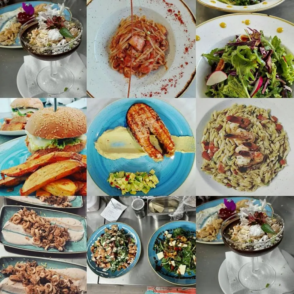 Food and drinks in Olympic Hotel