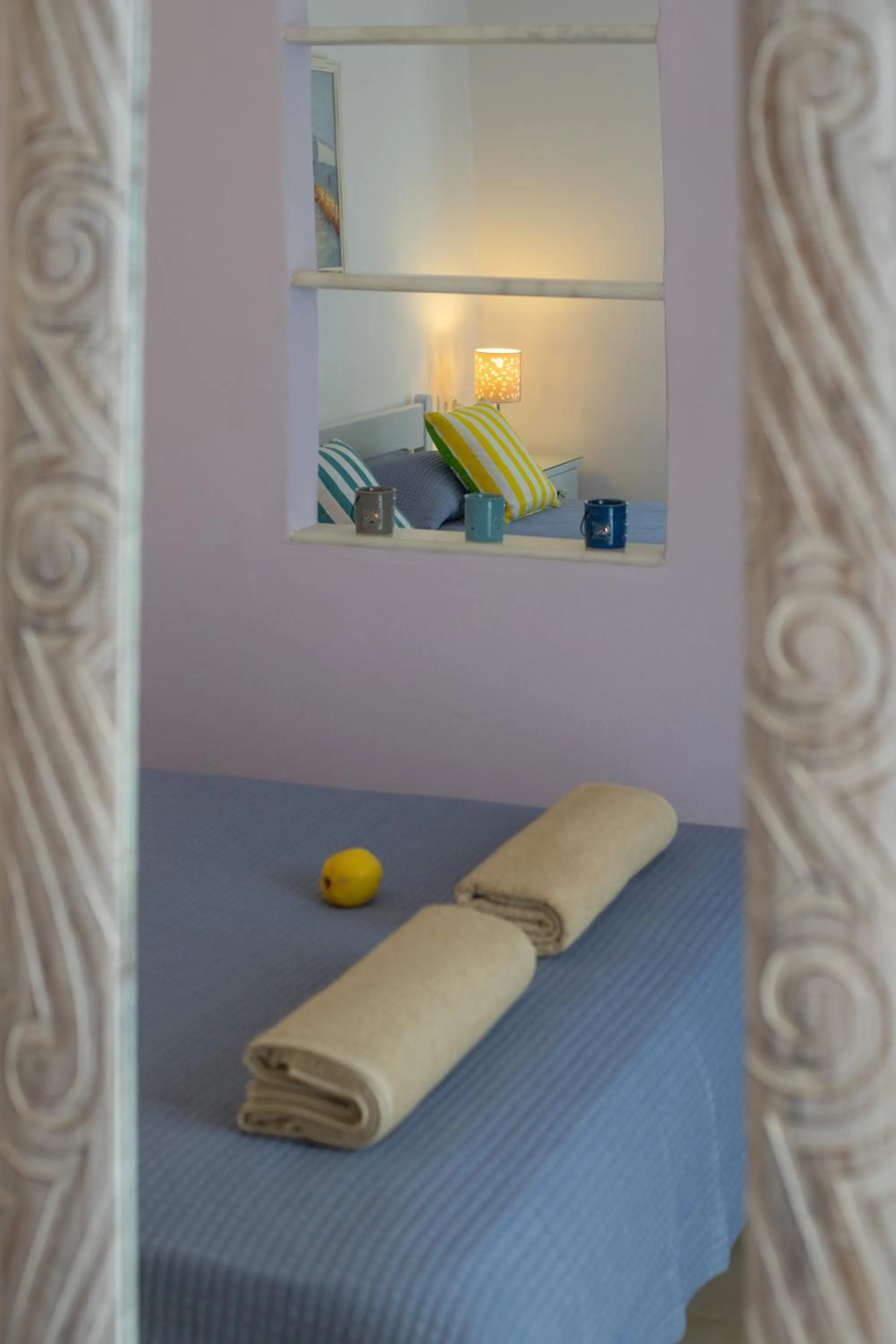 Bed in Cyclades Studios