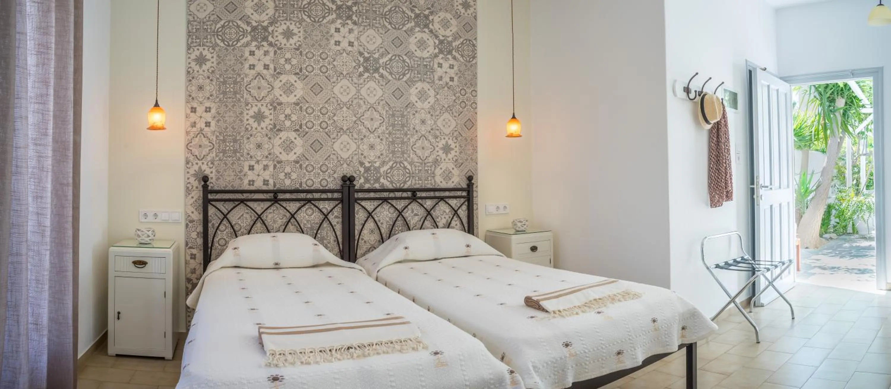 Bed in Cyclades Studios