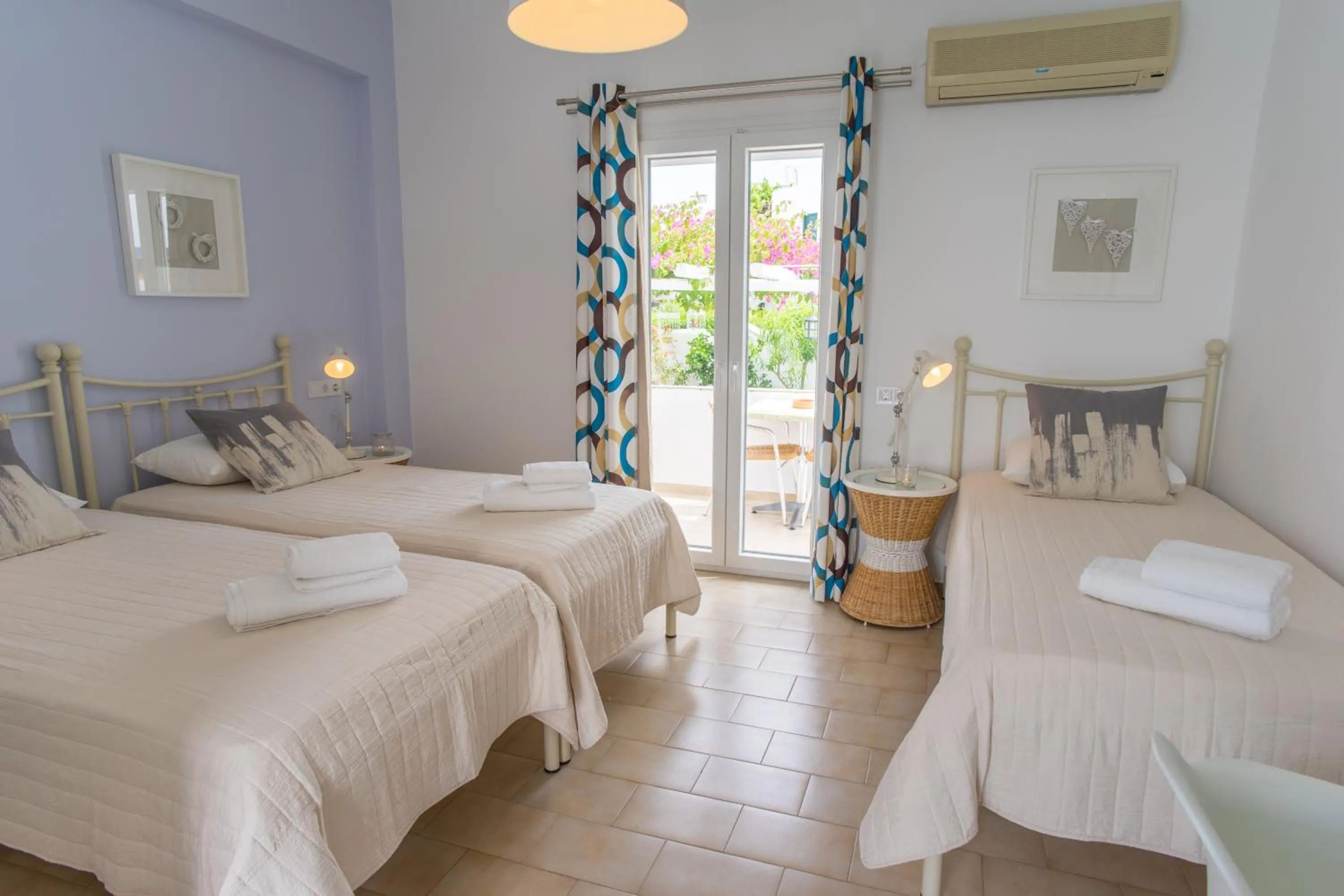 Bed in Cyclades Studios