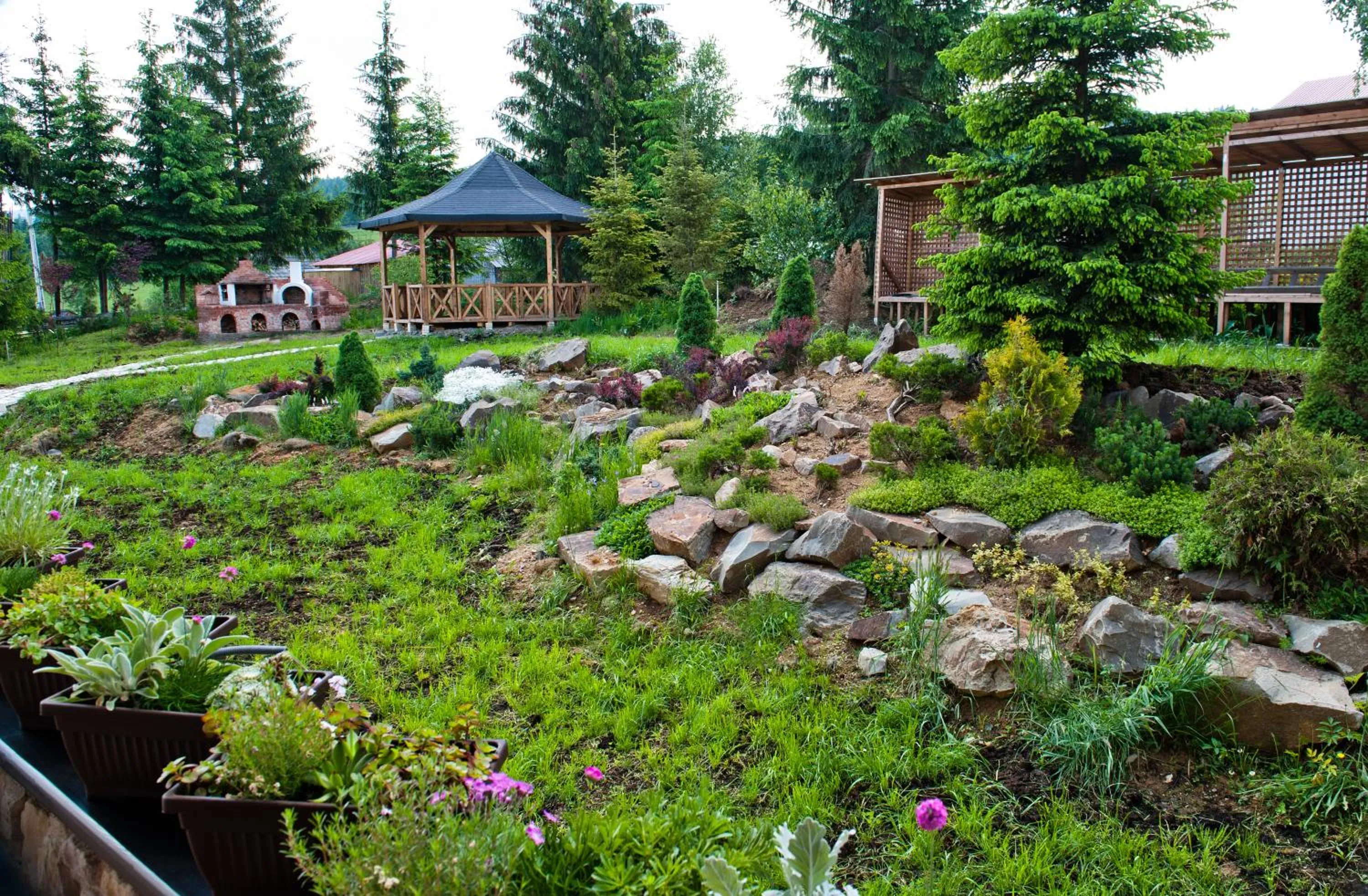 Garden in Domeniul Dornei