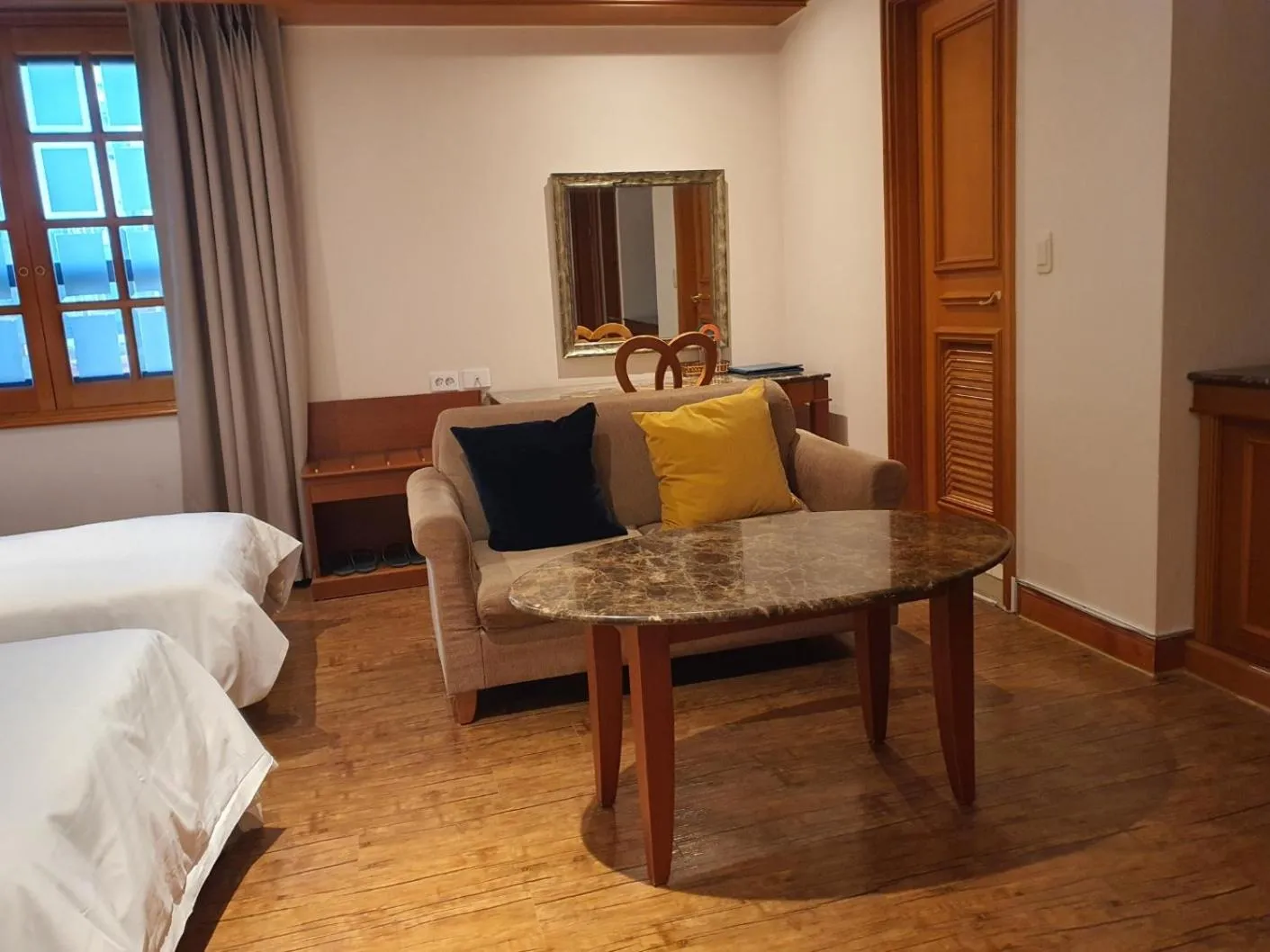 Bed in Karak Tourist Hotel