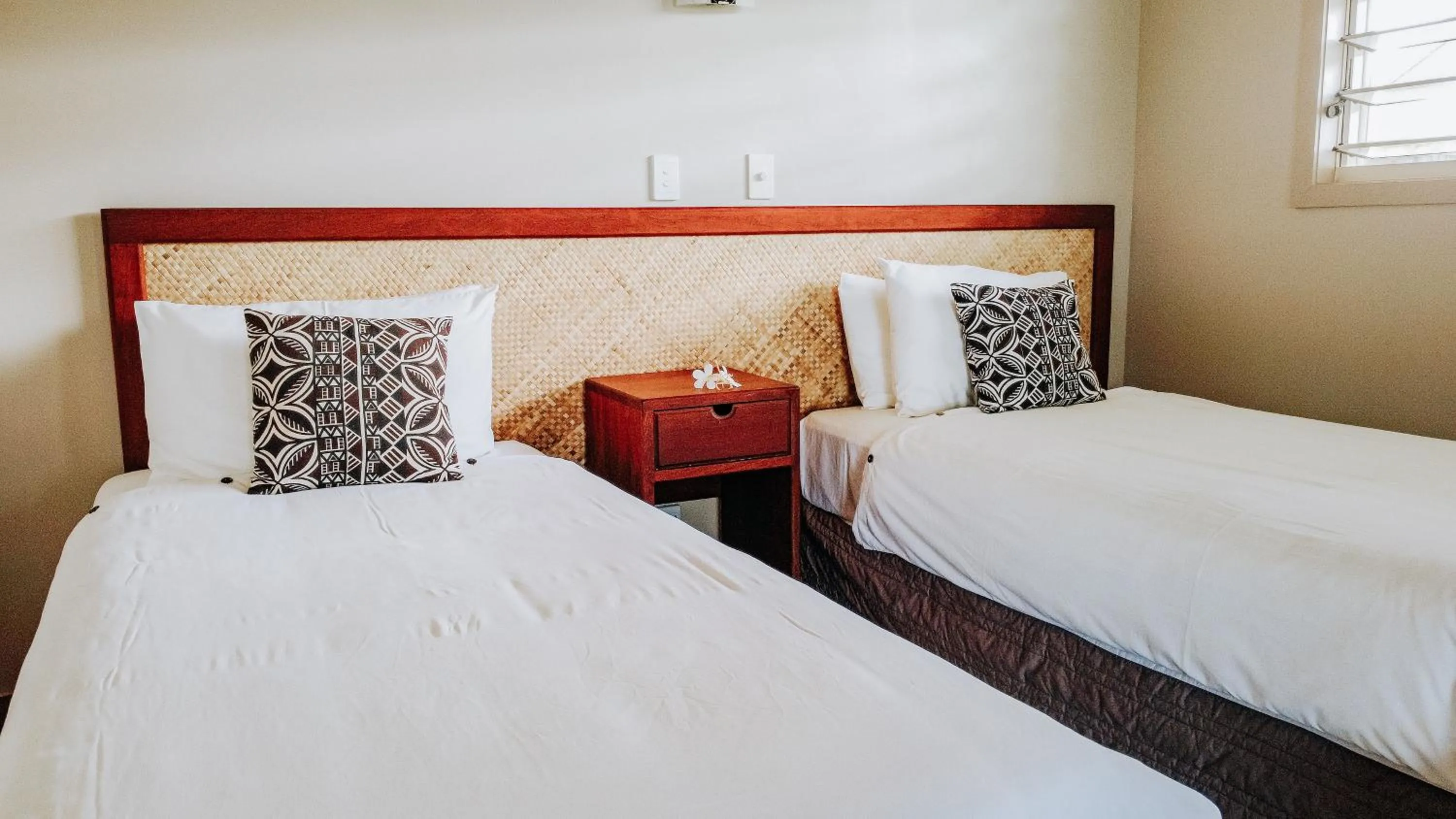 Bed in Saletoga Sands Resort & Spa