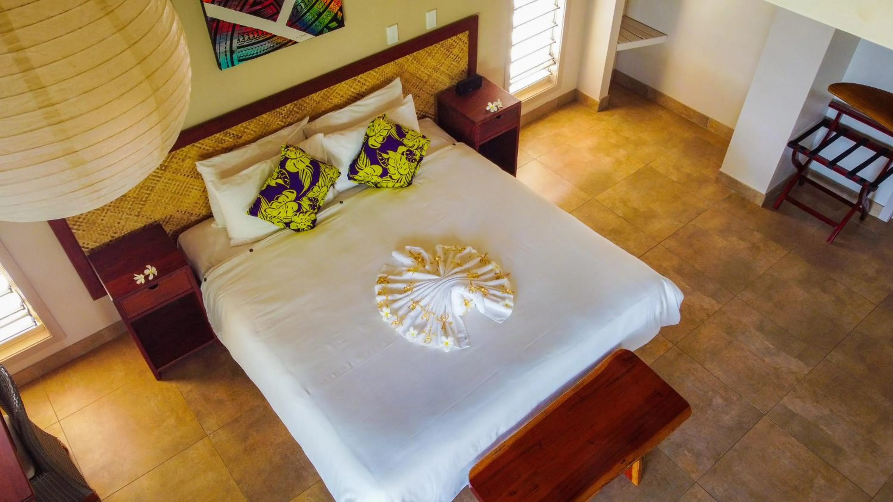 Bed in Saletoga Sands Resort & Spa