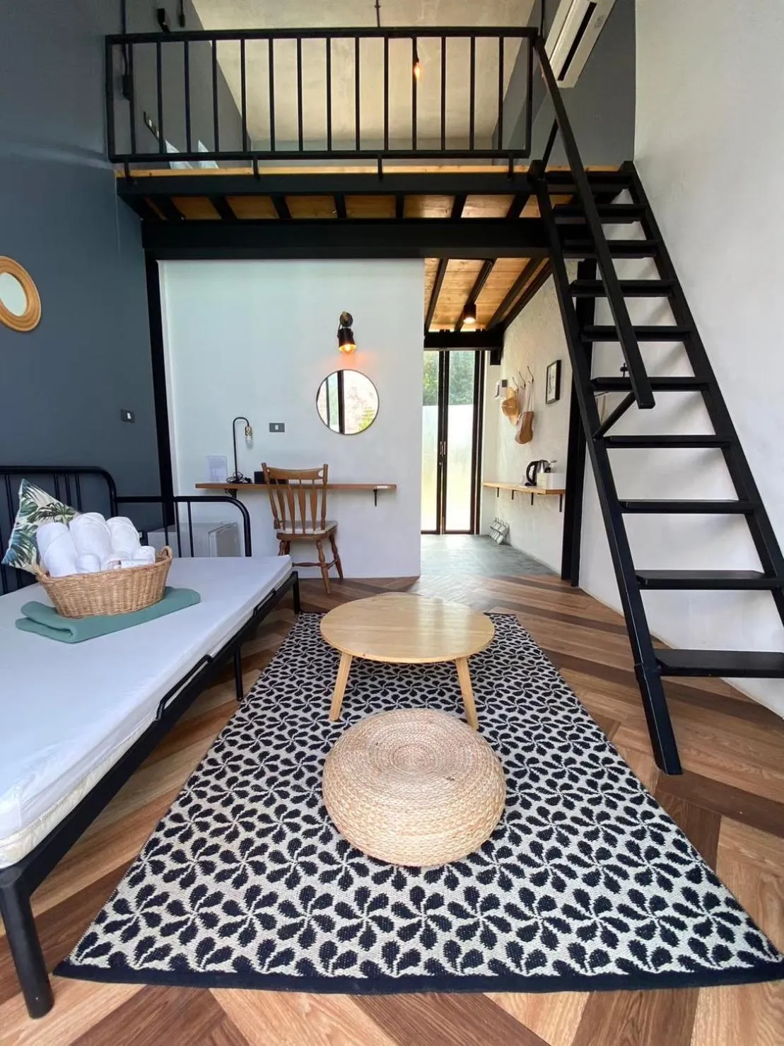 Bed in Adoor hotel Khao Yai