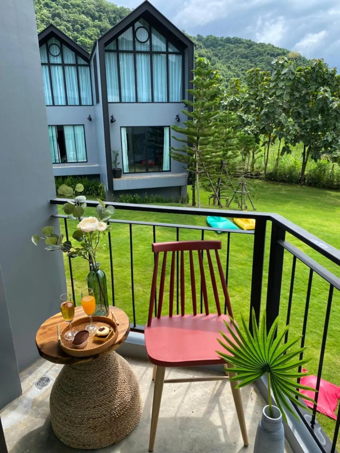 Balcony/Terrace in Adoor hotel Khao Yai