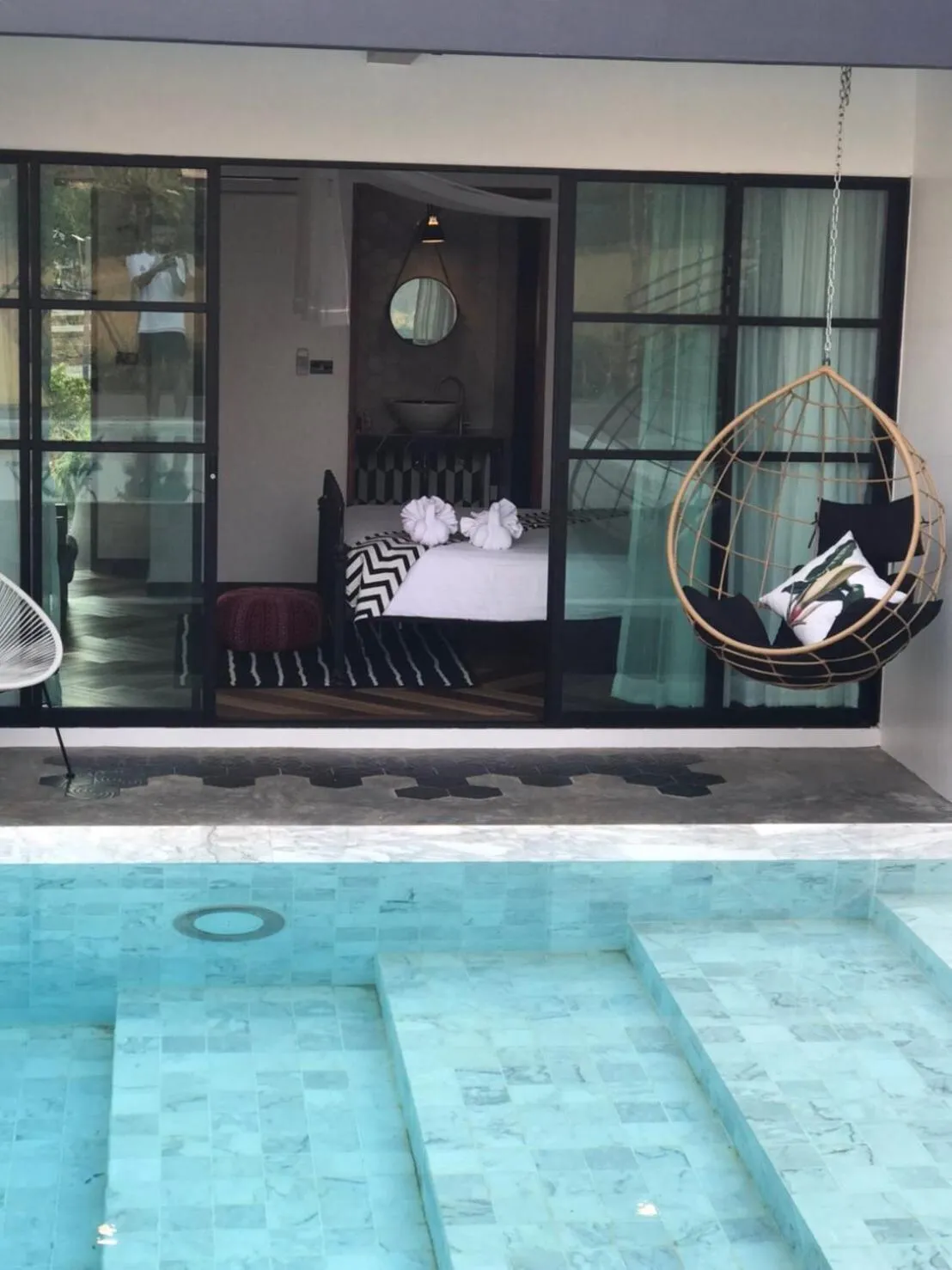 Balcony/Terrace in Adoor hotel Khao Yai