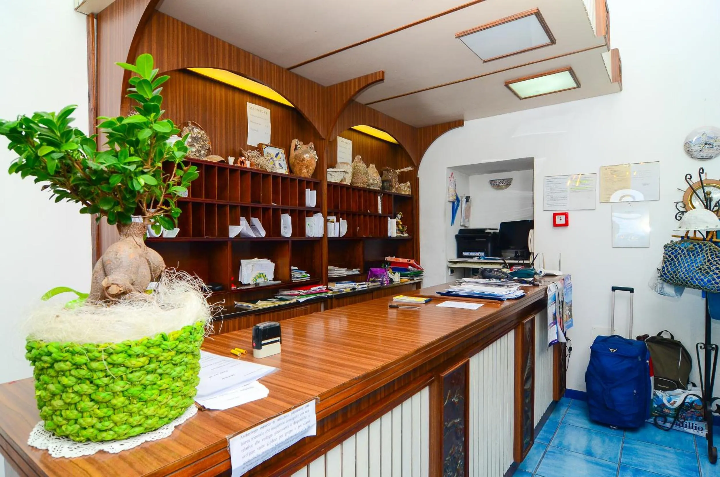 Lobby or reception in Hotel Terme Marina