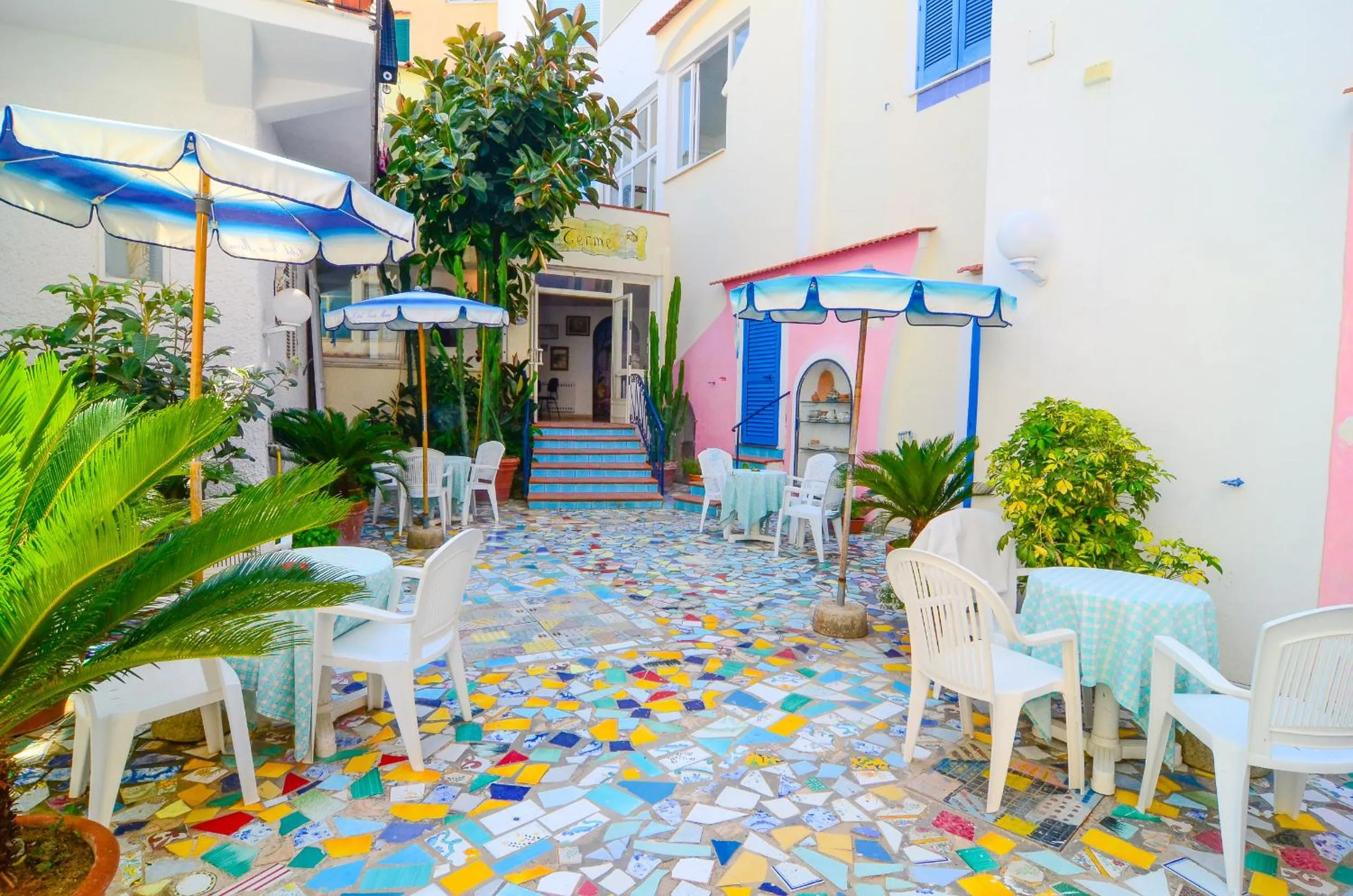 Decorative detail in Hotel Terme Marina