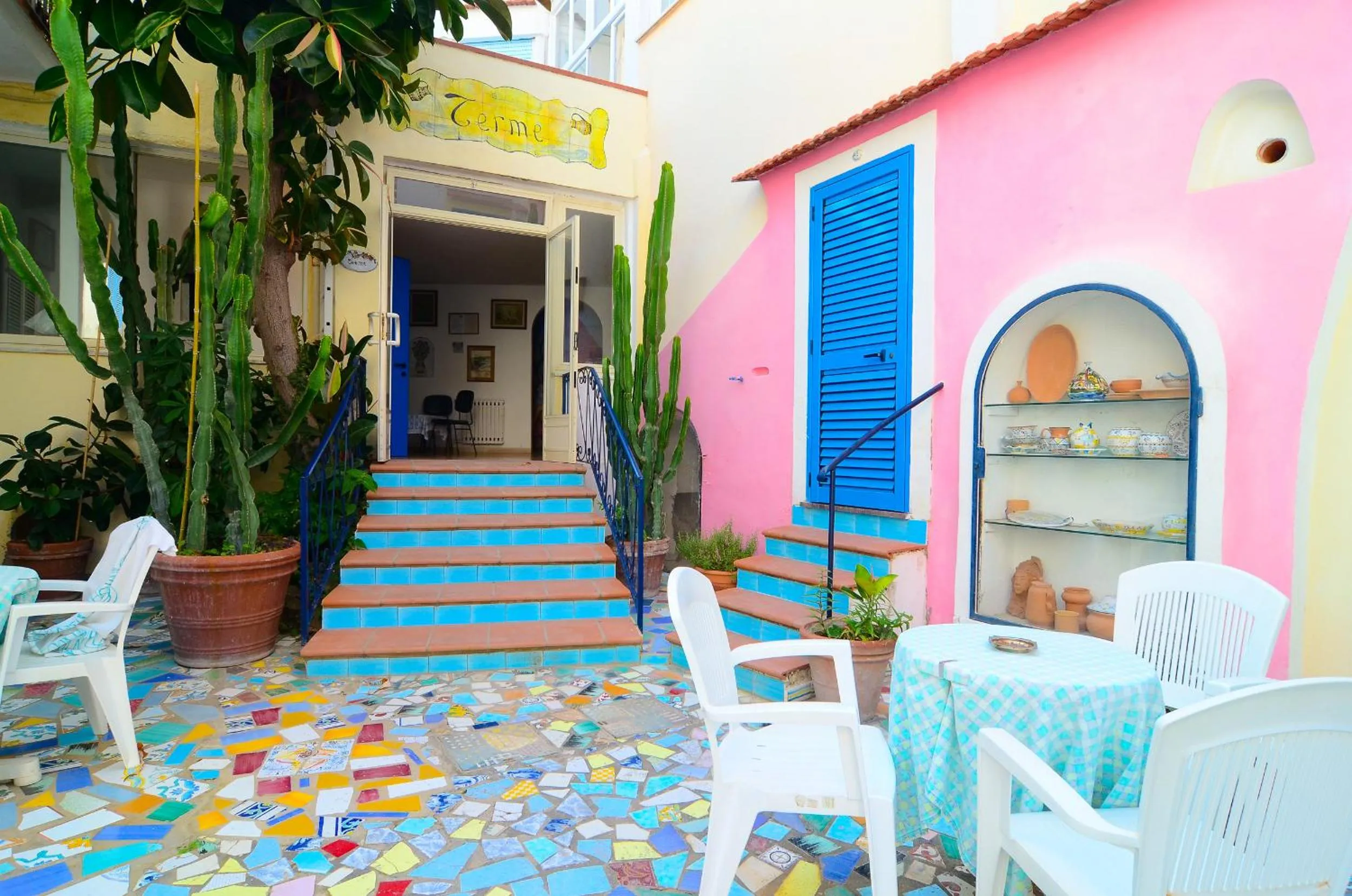 Decorative detail in Hotel Terme Marina