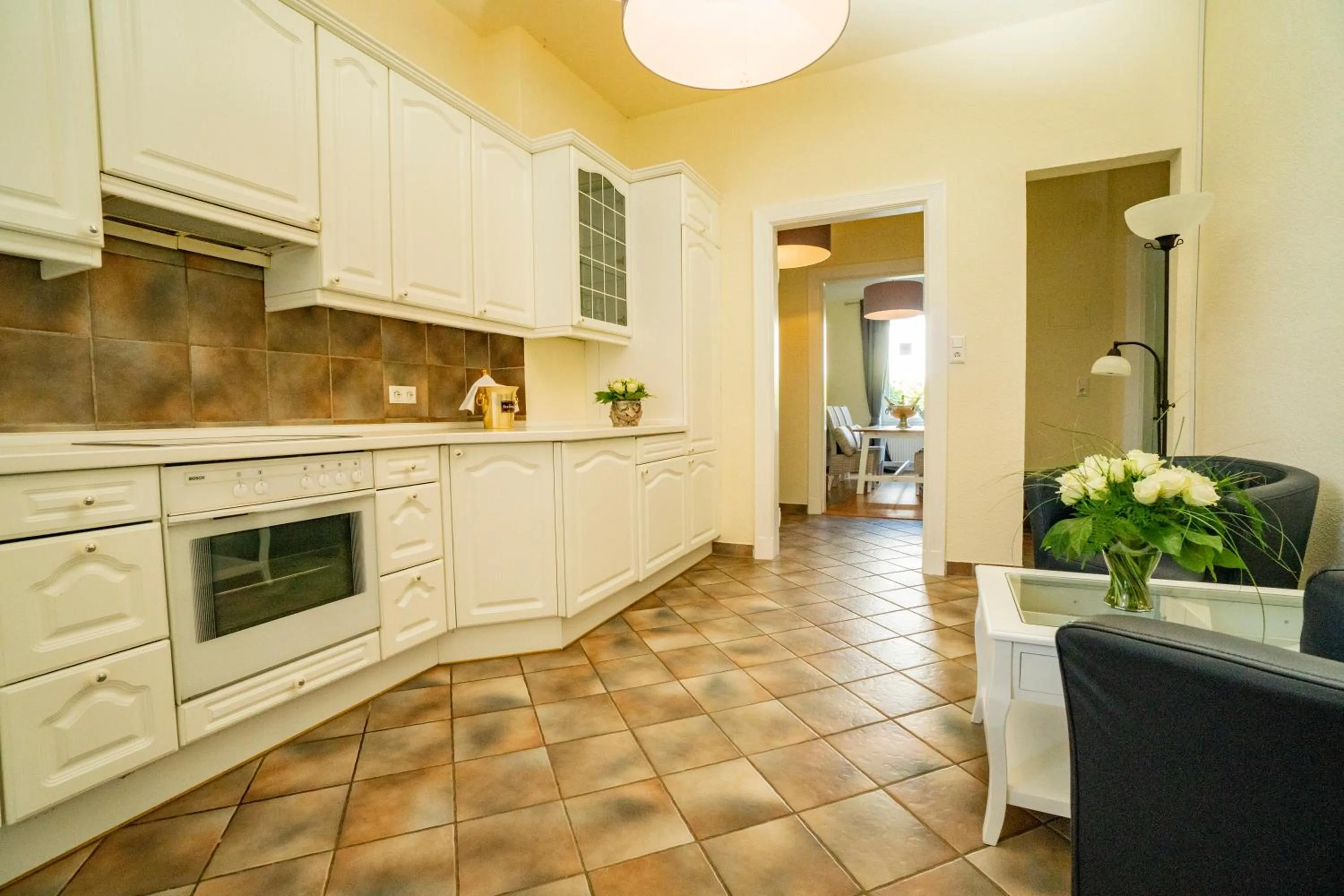 Kitchen or kitchenette in Dieksee-Eck am See