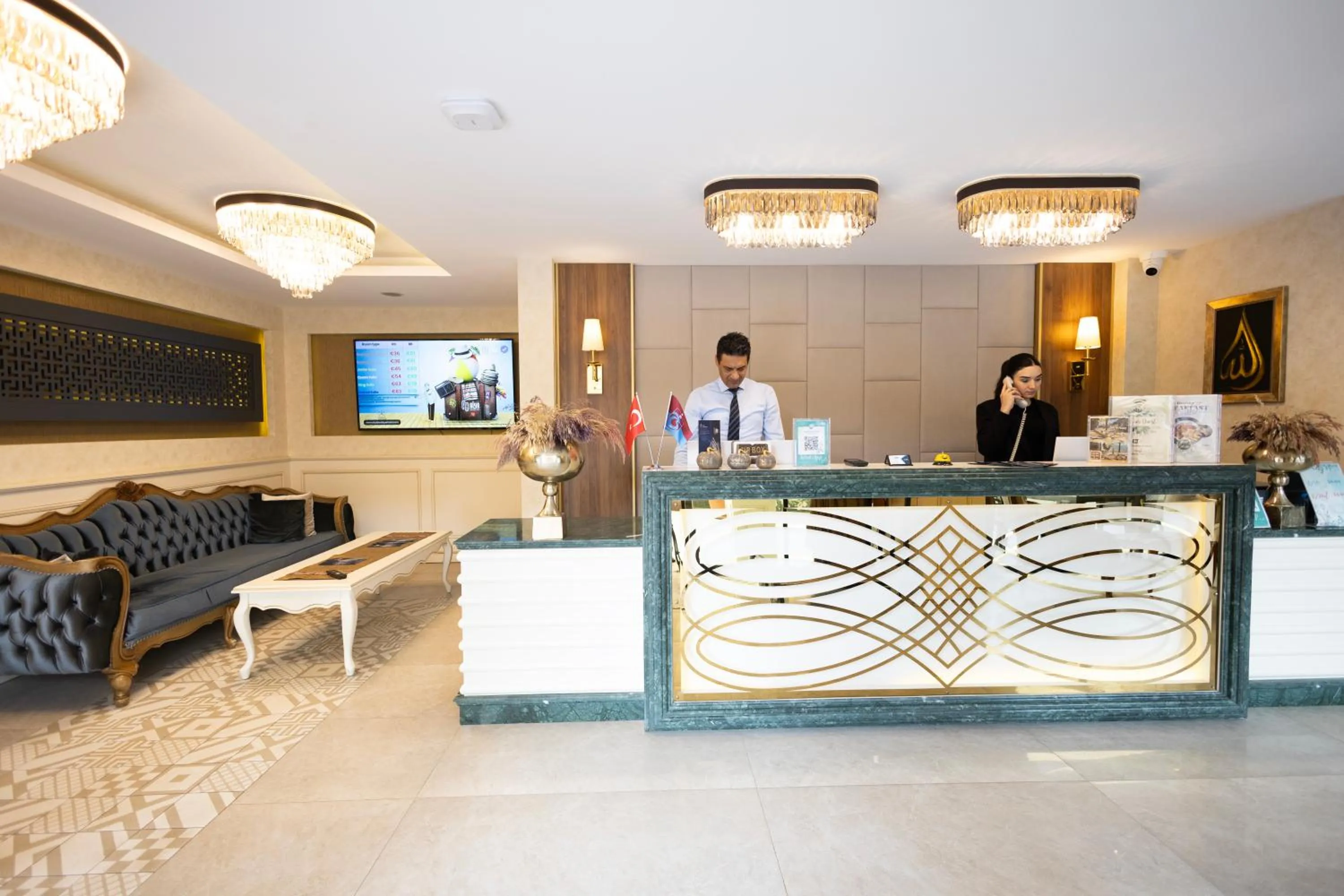 Lobby or reception in Alya Hotel