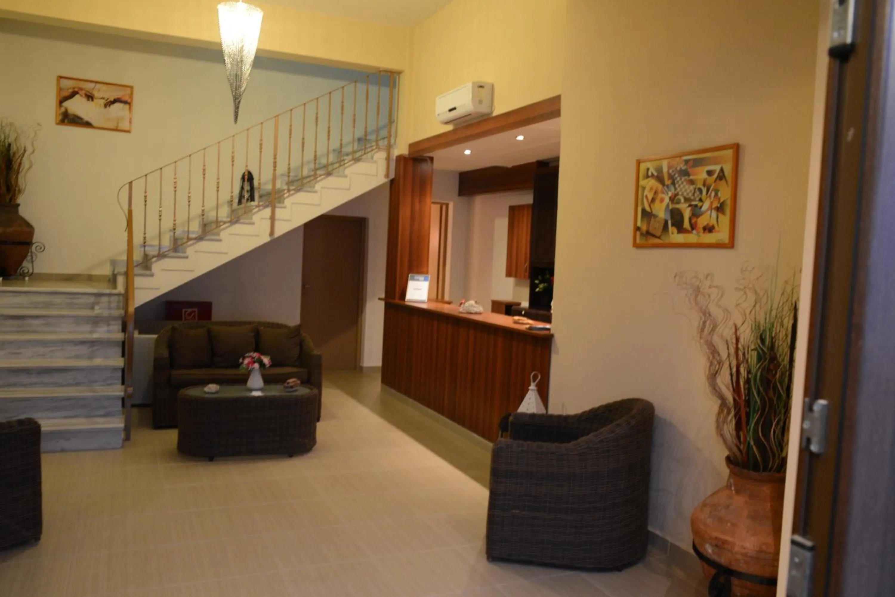 Lobby or reception in Sappho Hotel
