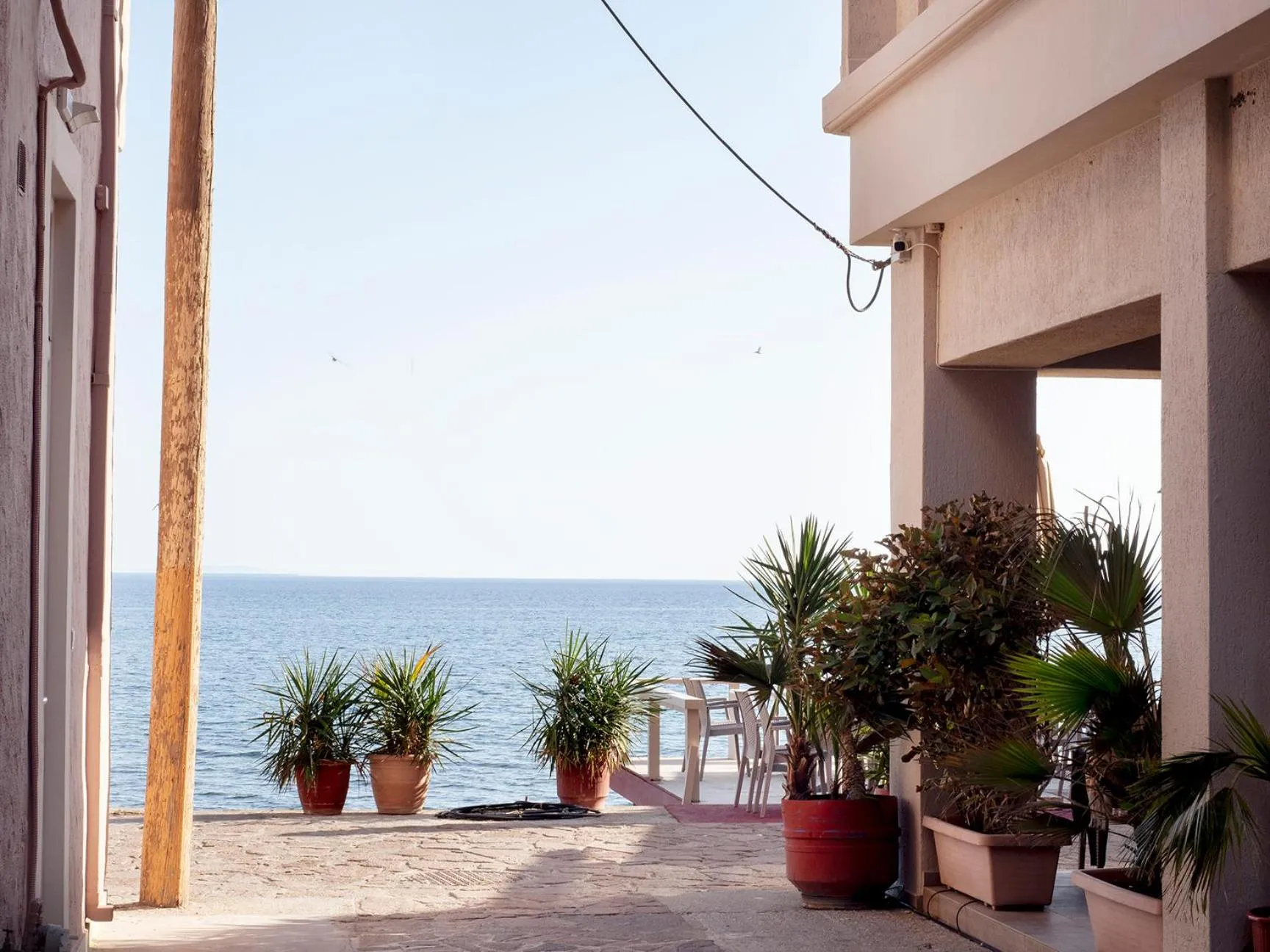 Balcony/Terrace in Sappho Hotel