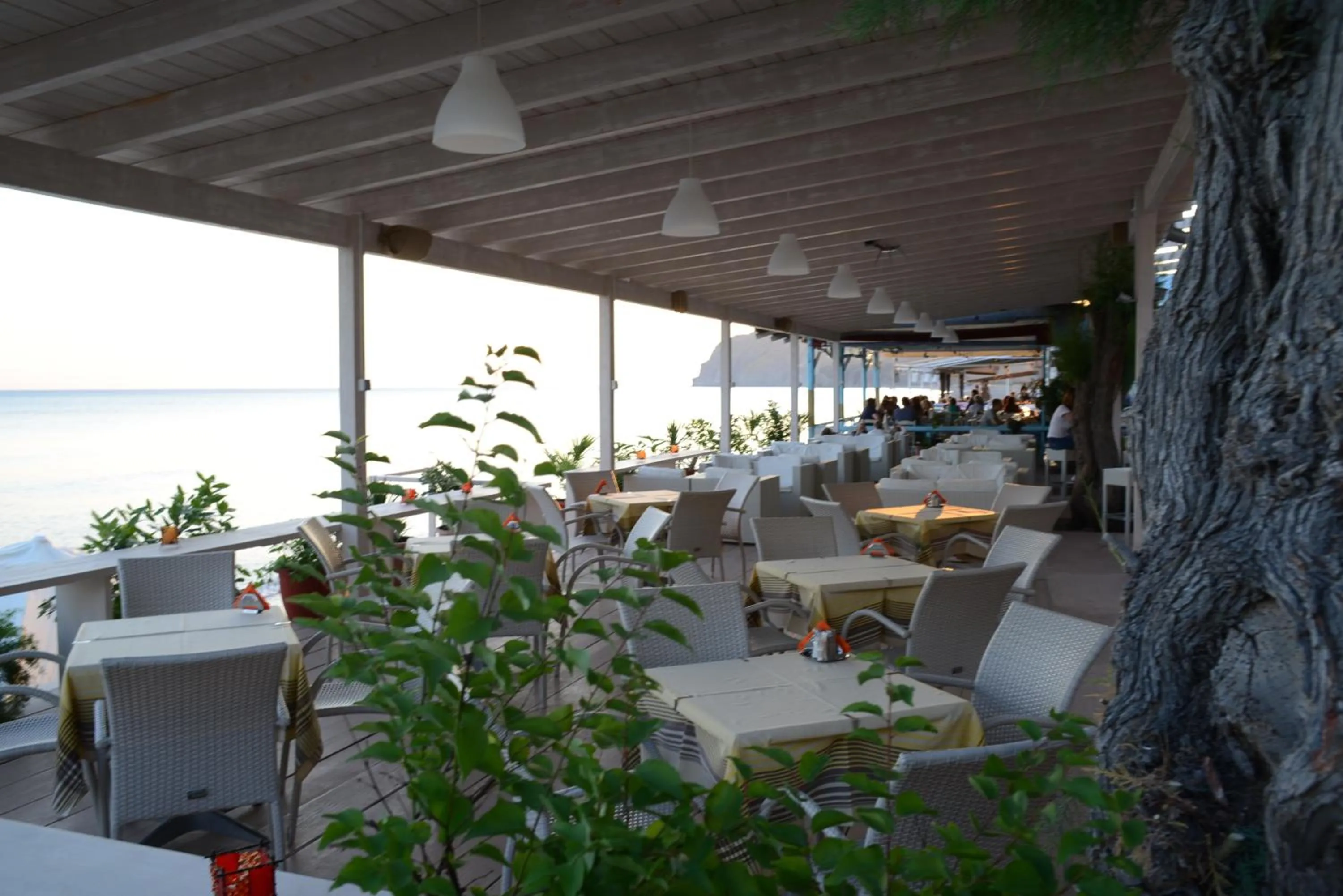 Patio in Sappho Hotel