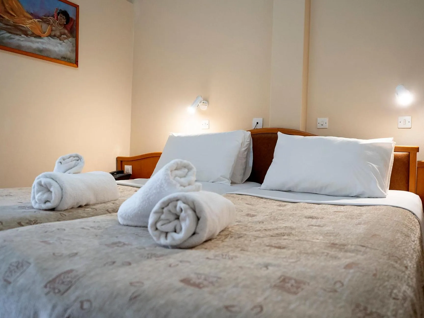 Photo of the whole room, Bed in Sappho Hotel