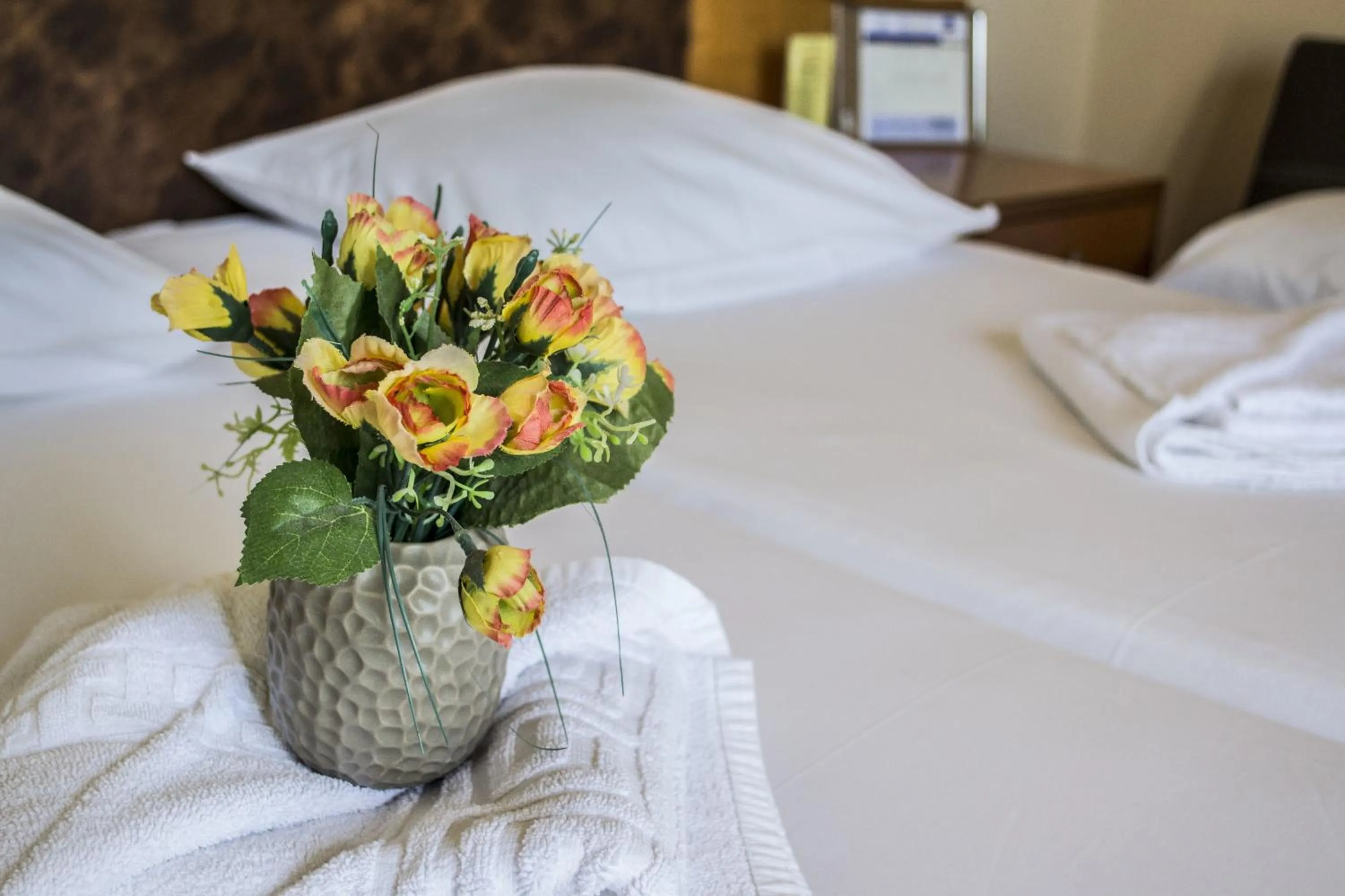 Decorative detail, Bed in Sappho Hotel