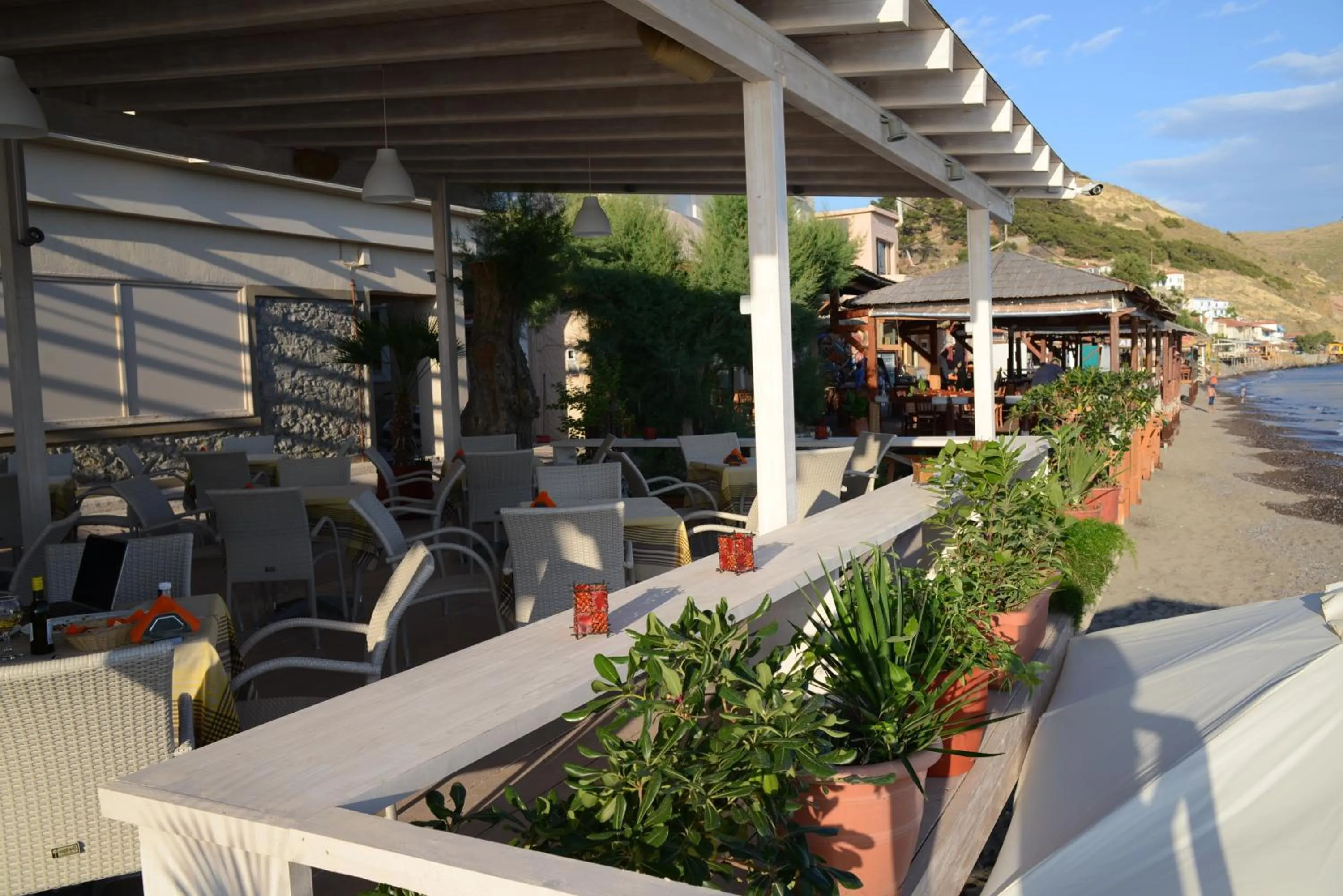 Beach in Sappho Hotel