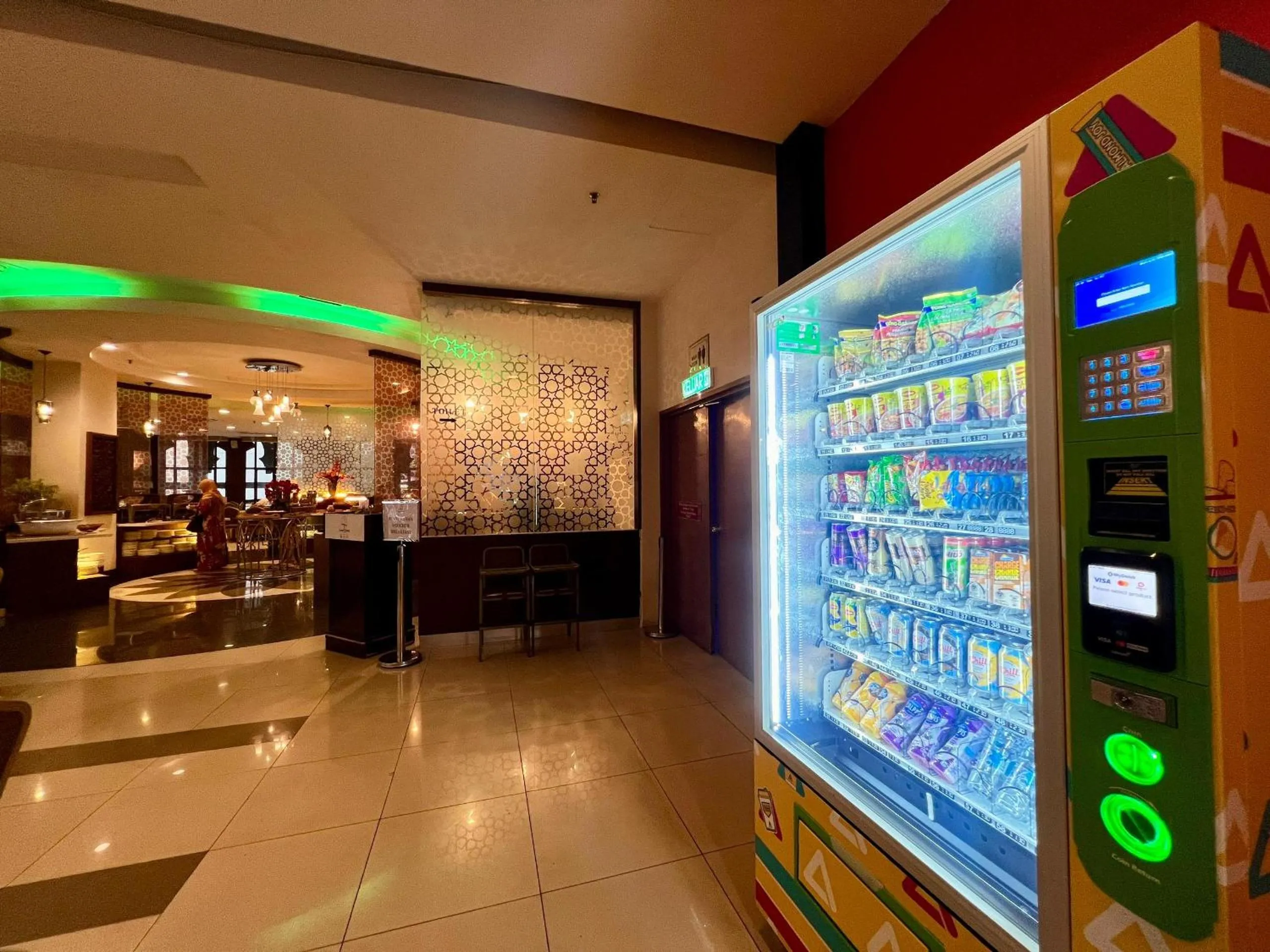 vending machine in The Grand Puteri Hotel