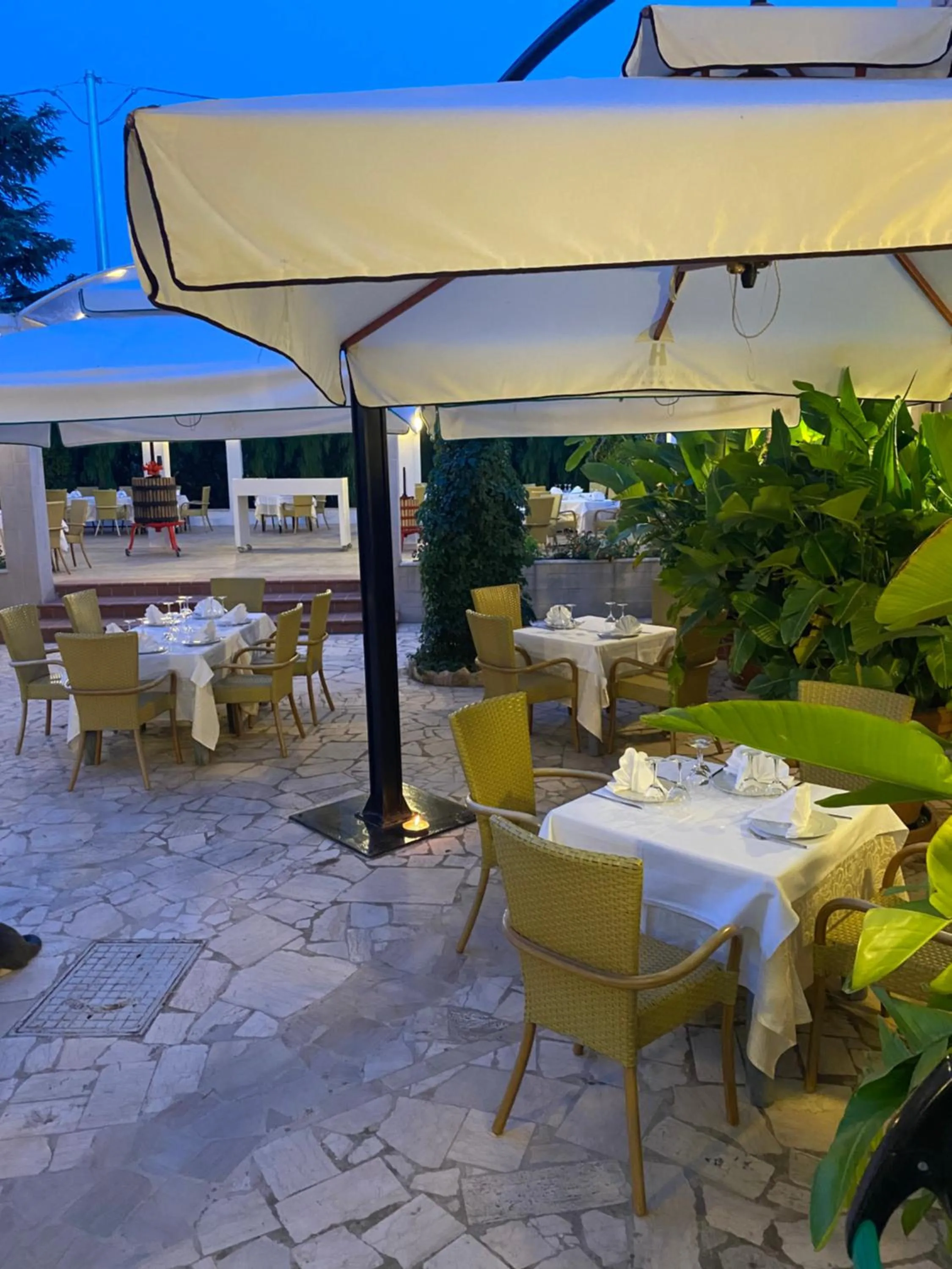 Patio in Hotel Vecchio Mulino