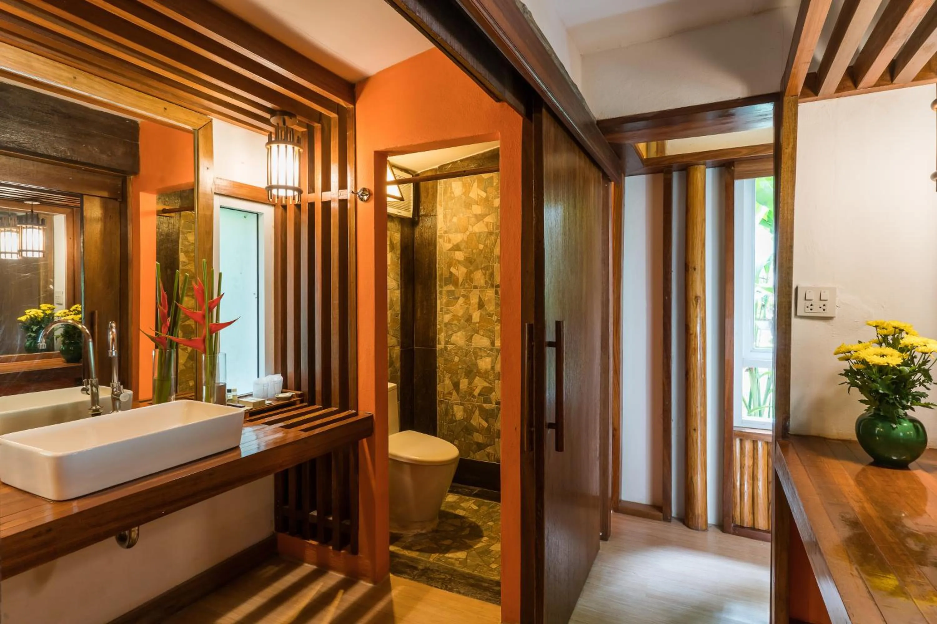 Bathroom in Home Phutoey River Kwai Hotspring & Nature Resort