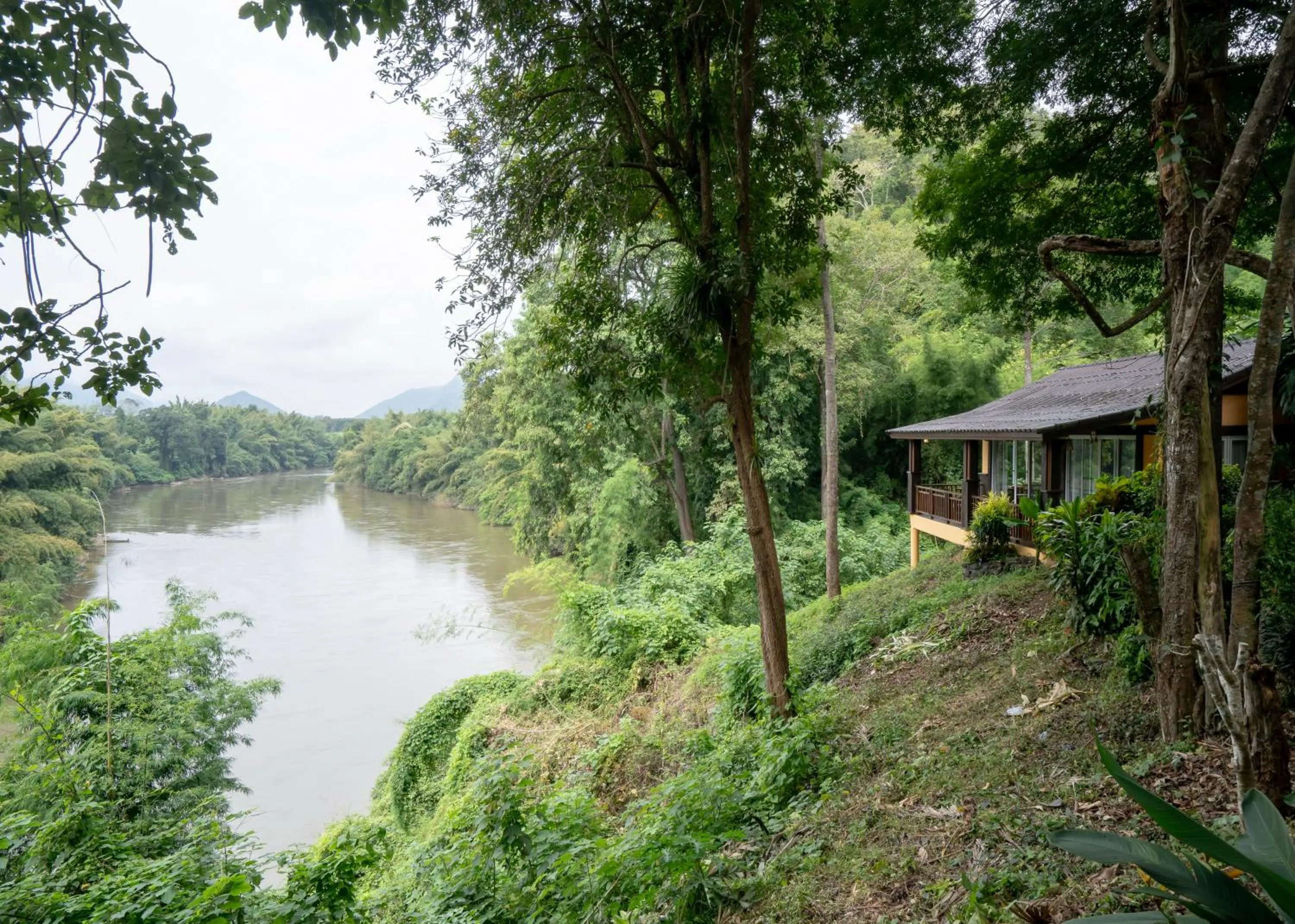 River view in Home Phutoey River Kwai Hotspring & Nature Resort