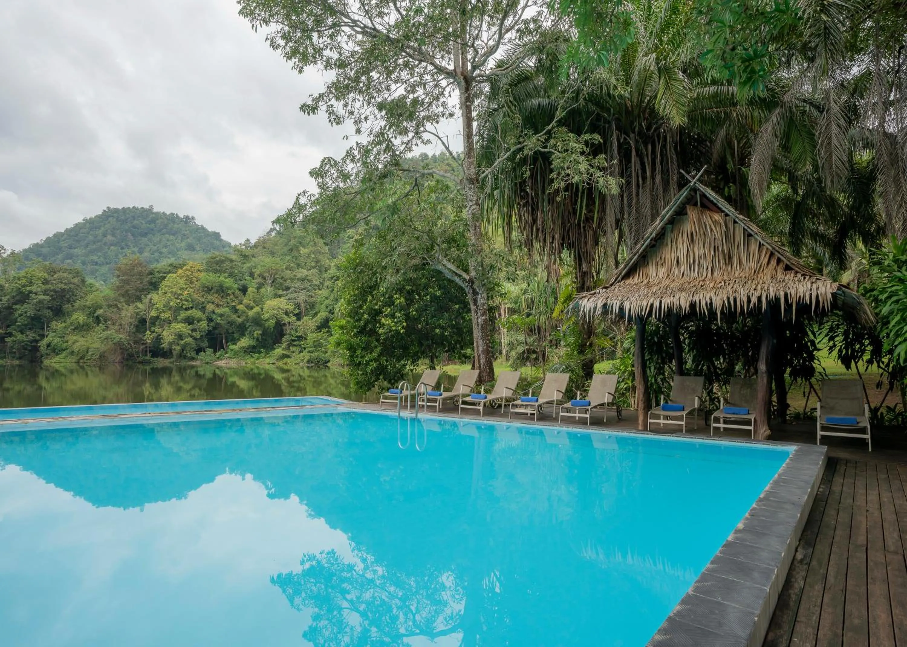 Swimming pool in Home Phutoey River Kwai Hotspring & Nature Resort