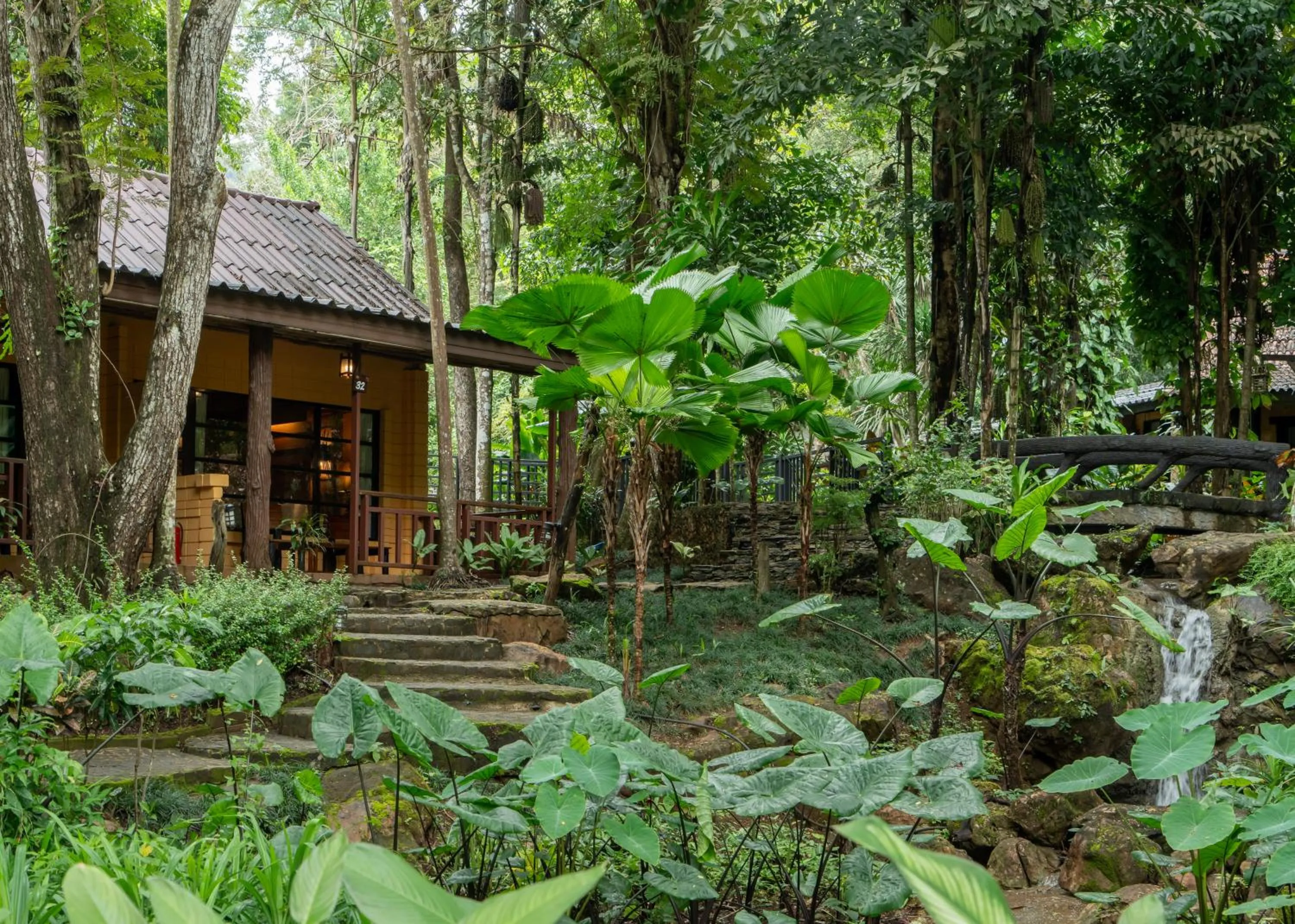 Natural landscape in Home Phutoey River Kwai Hotspring & Nature Resort