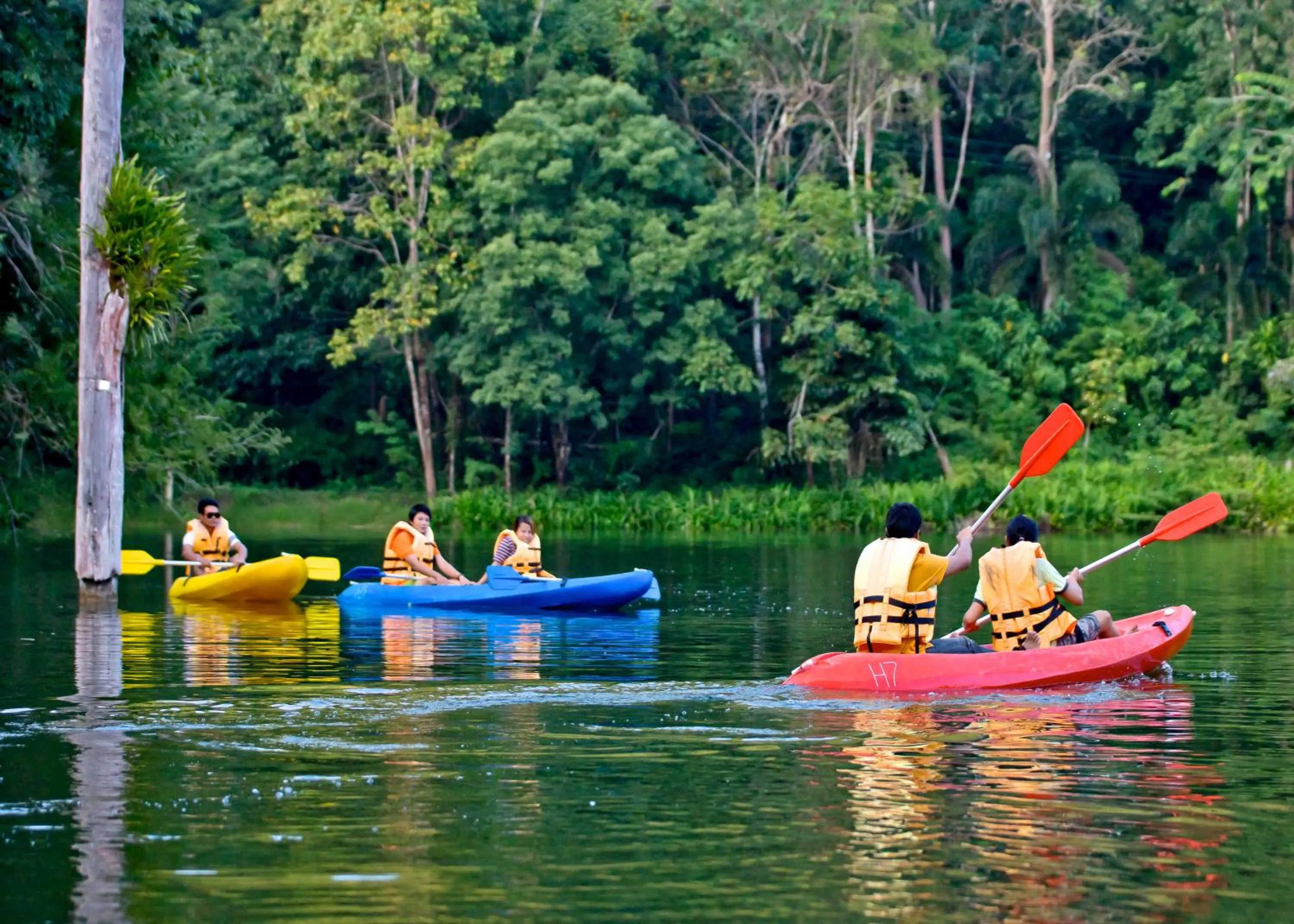 Activities in Home Phutoey River Kwai Hotspring & Nature Resort