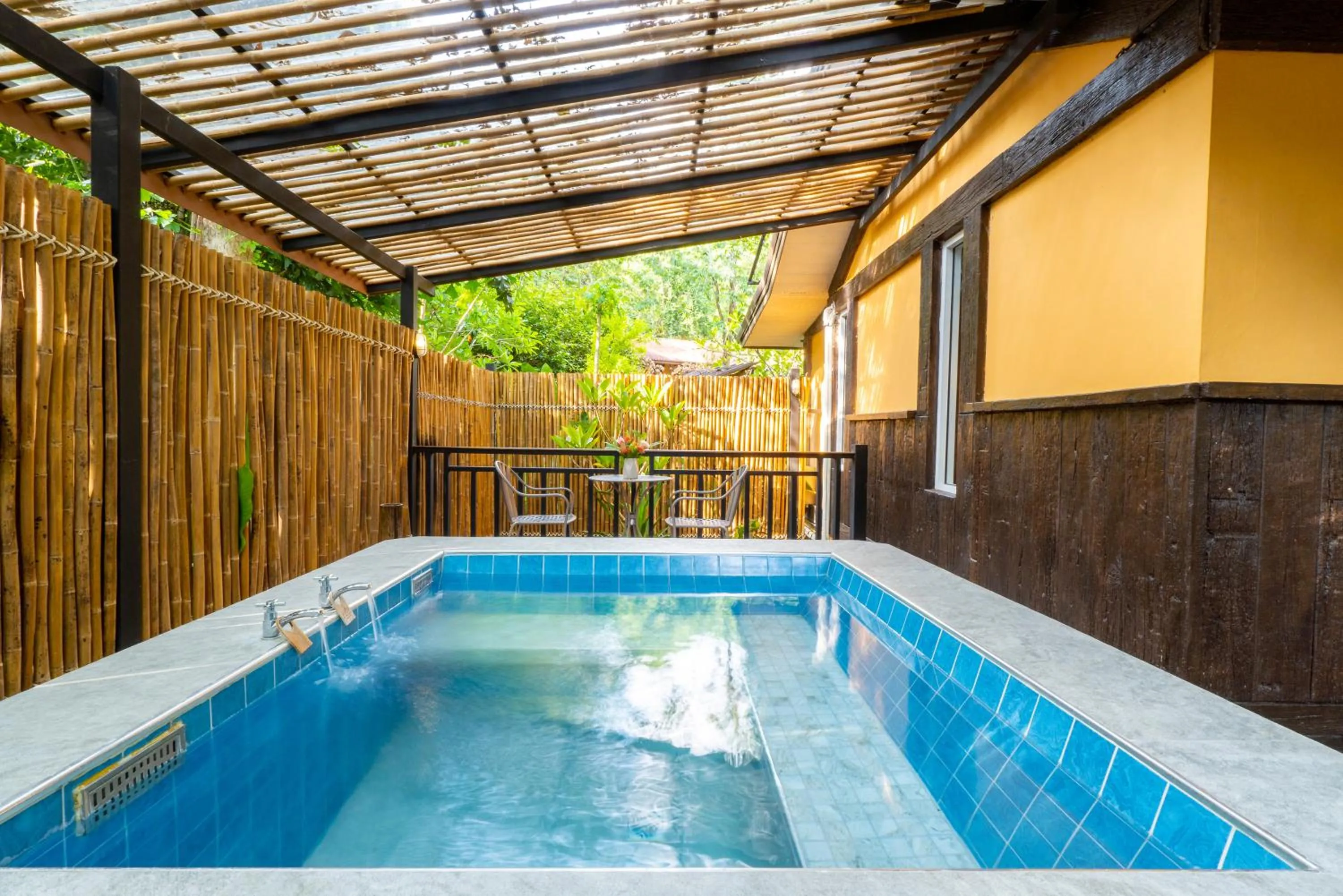 Hot Spring Bath in Home Phutoey River Kwai Hotspring & Nature Resort