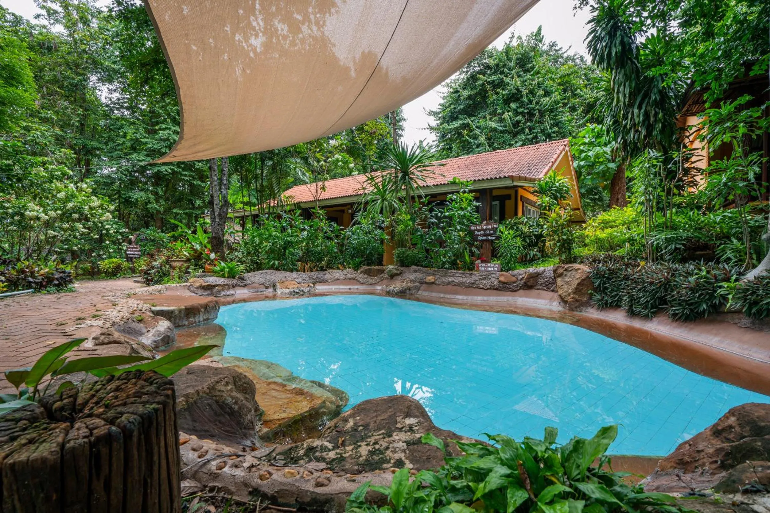 Swimming pool in Home Phutoey River Kwai Hotspring & Nature Resort