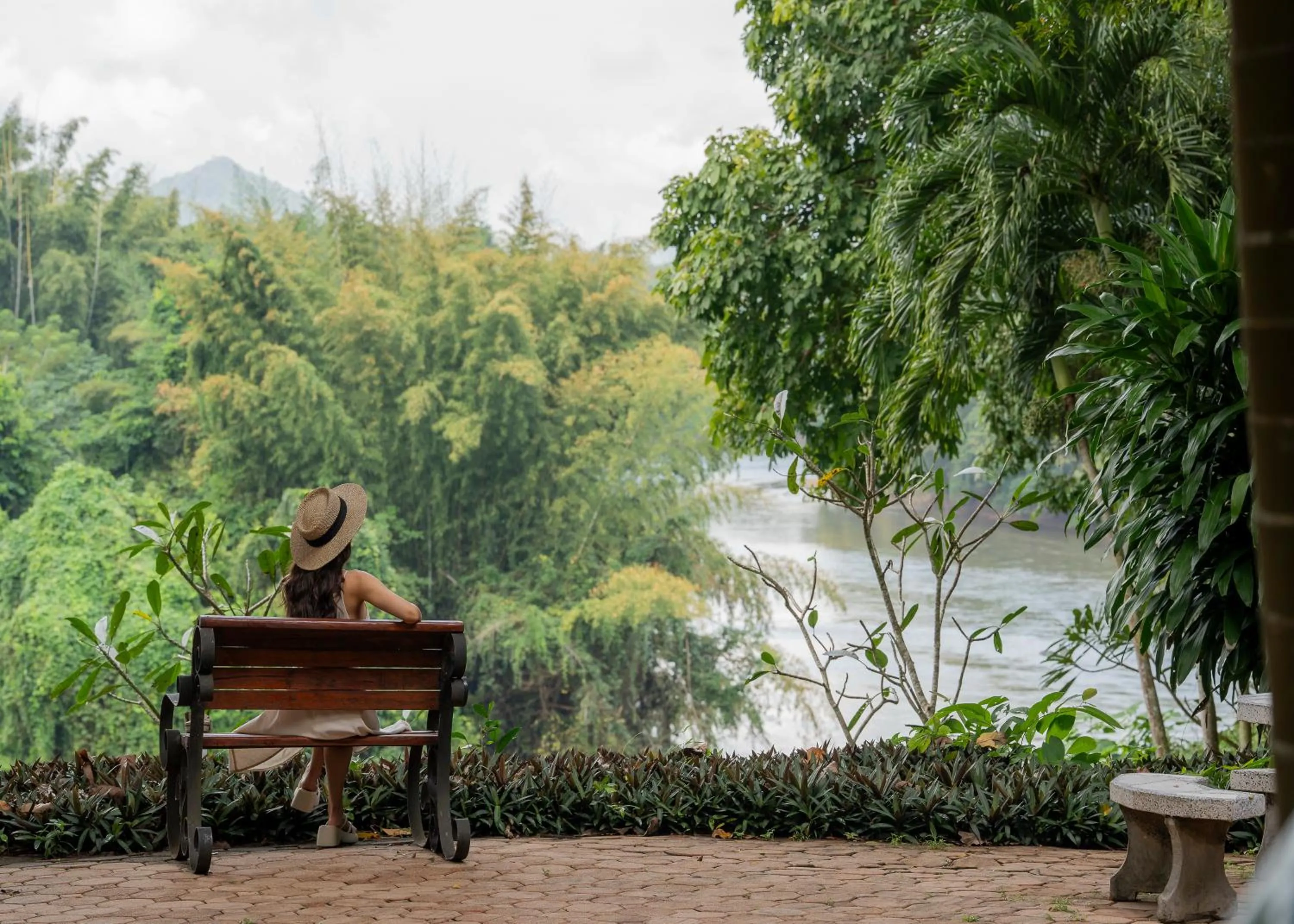 River view in Home Phutoey River Kwai Hotspring & Nature Resort