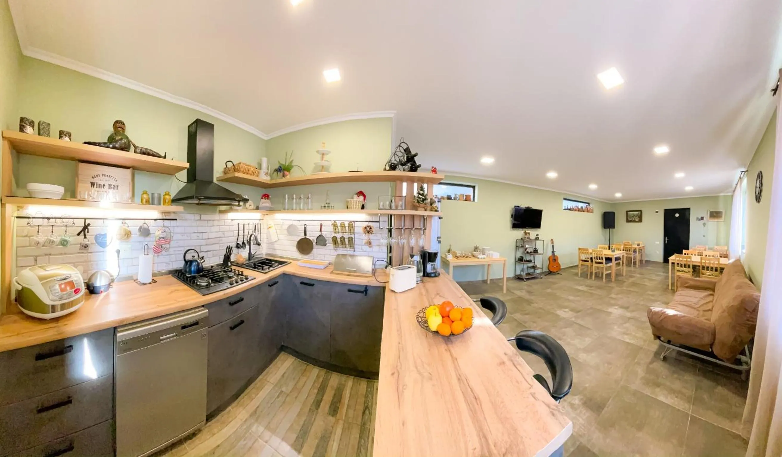 Kitchen or kitchenette in Belmonte Kazbegi