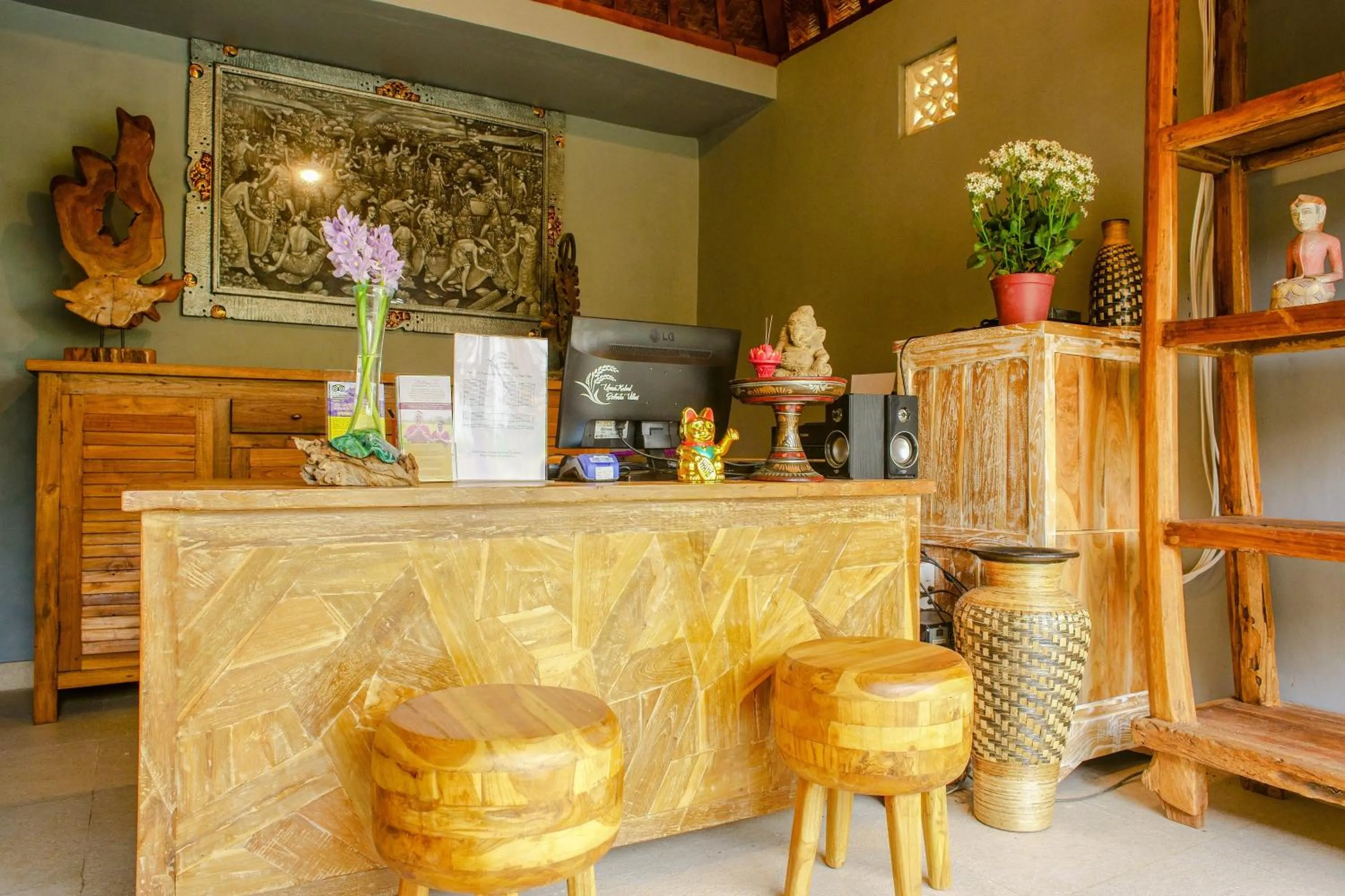 Lobby or reception in Umakelod Sebatu Villas