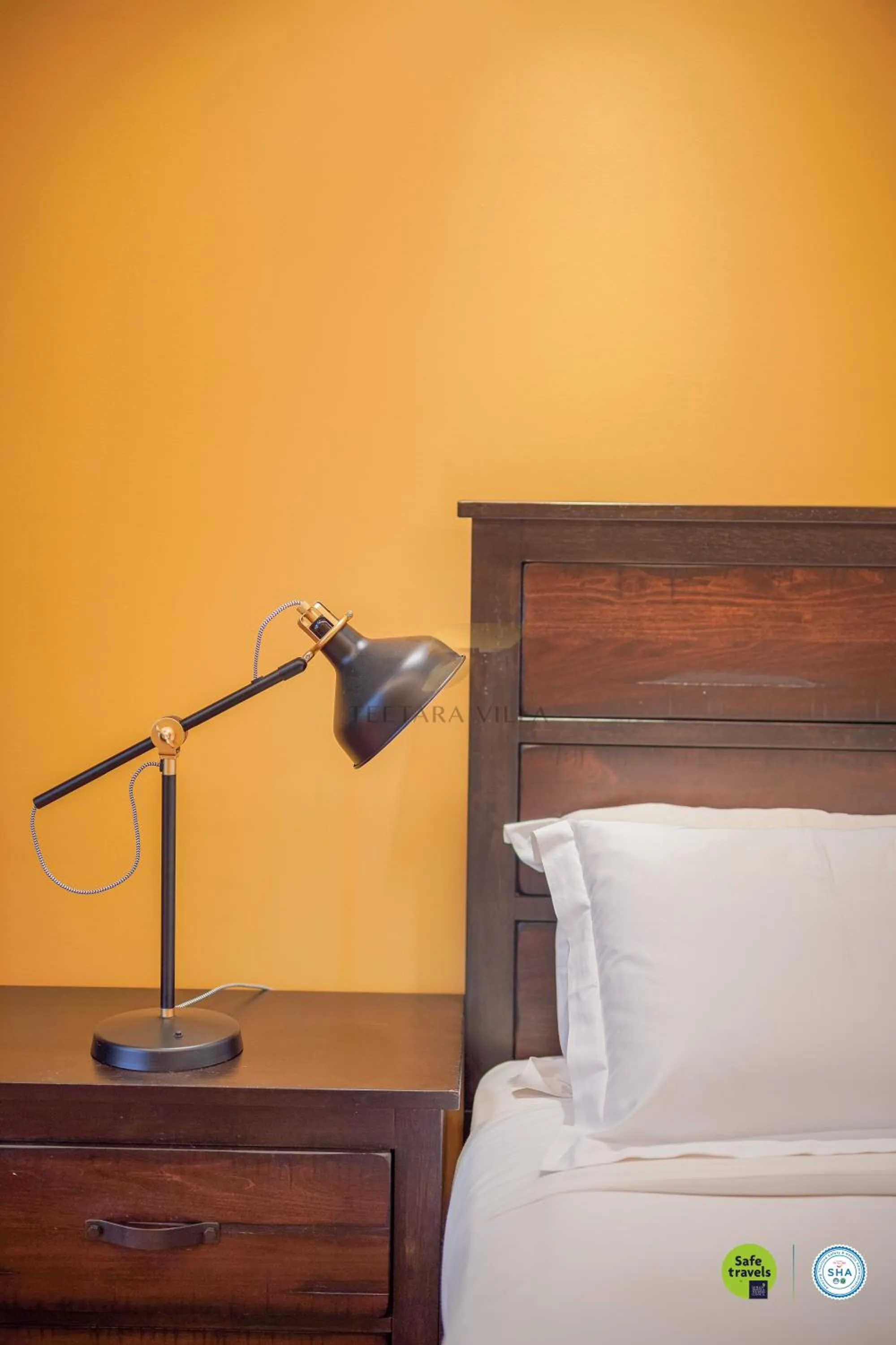 Bed in Teetara Villa Patong