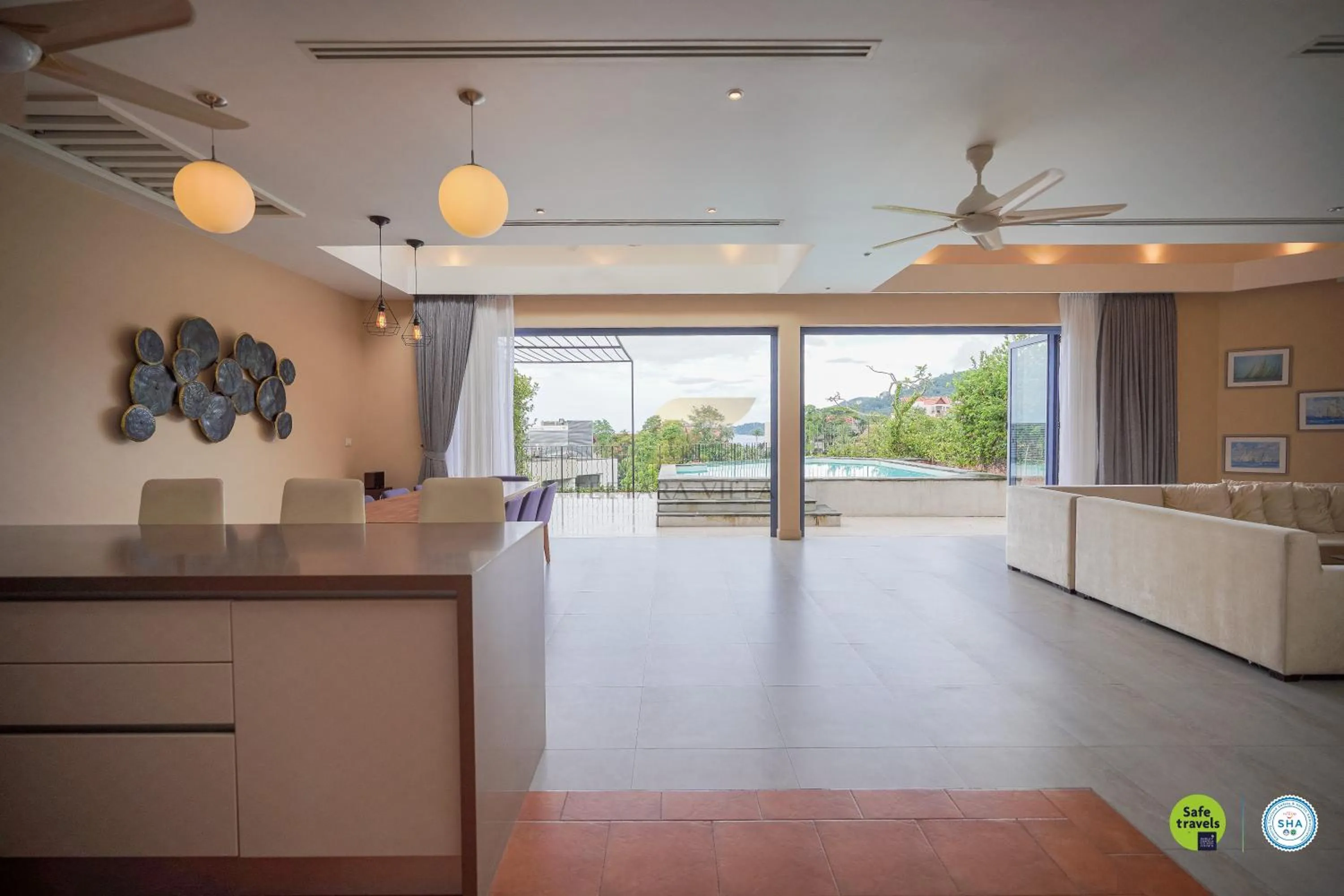 Living room in Teetara Villa Patong