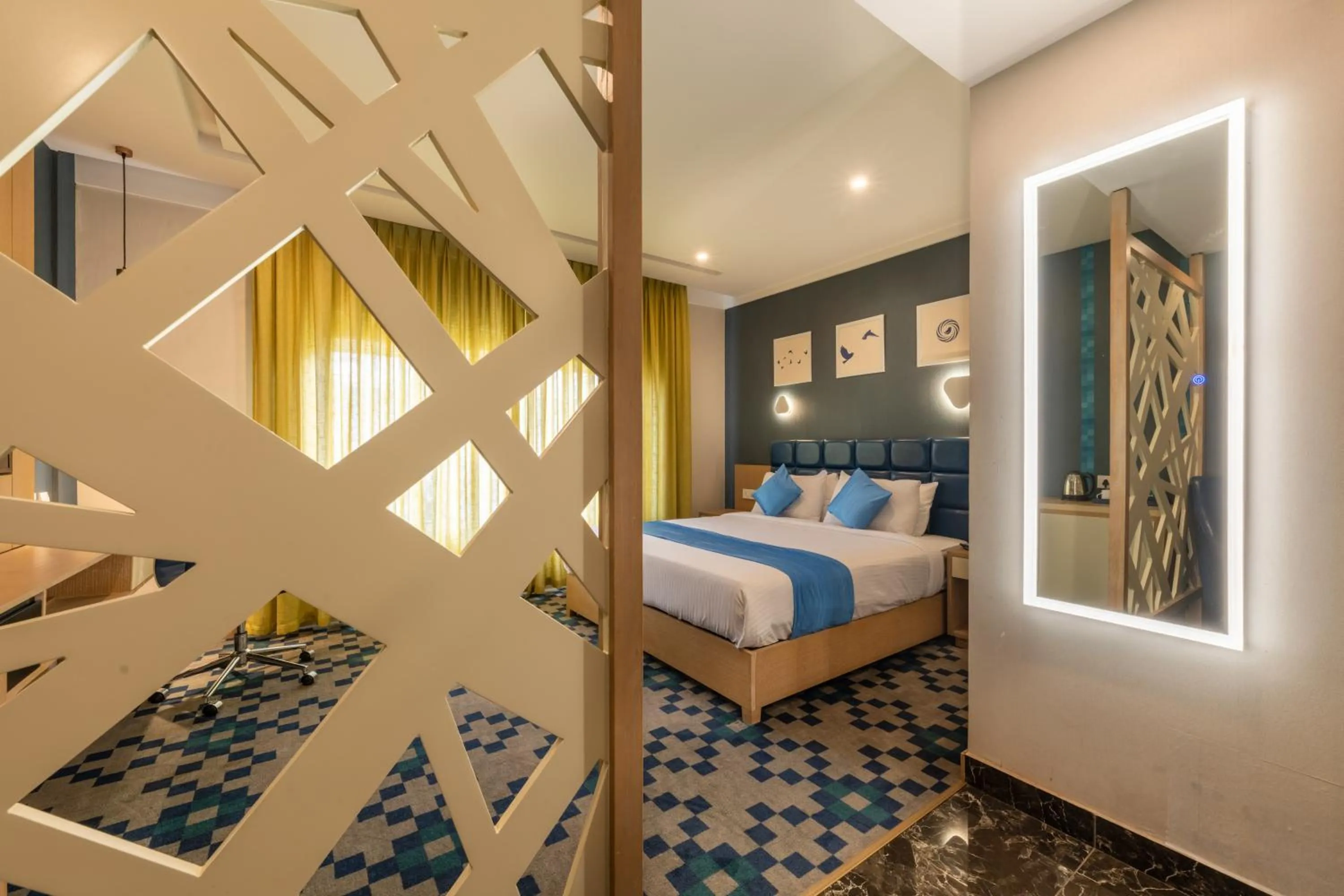 Photo of the whole room, Bed in Mintotel Wayanad