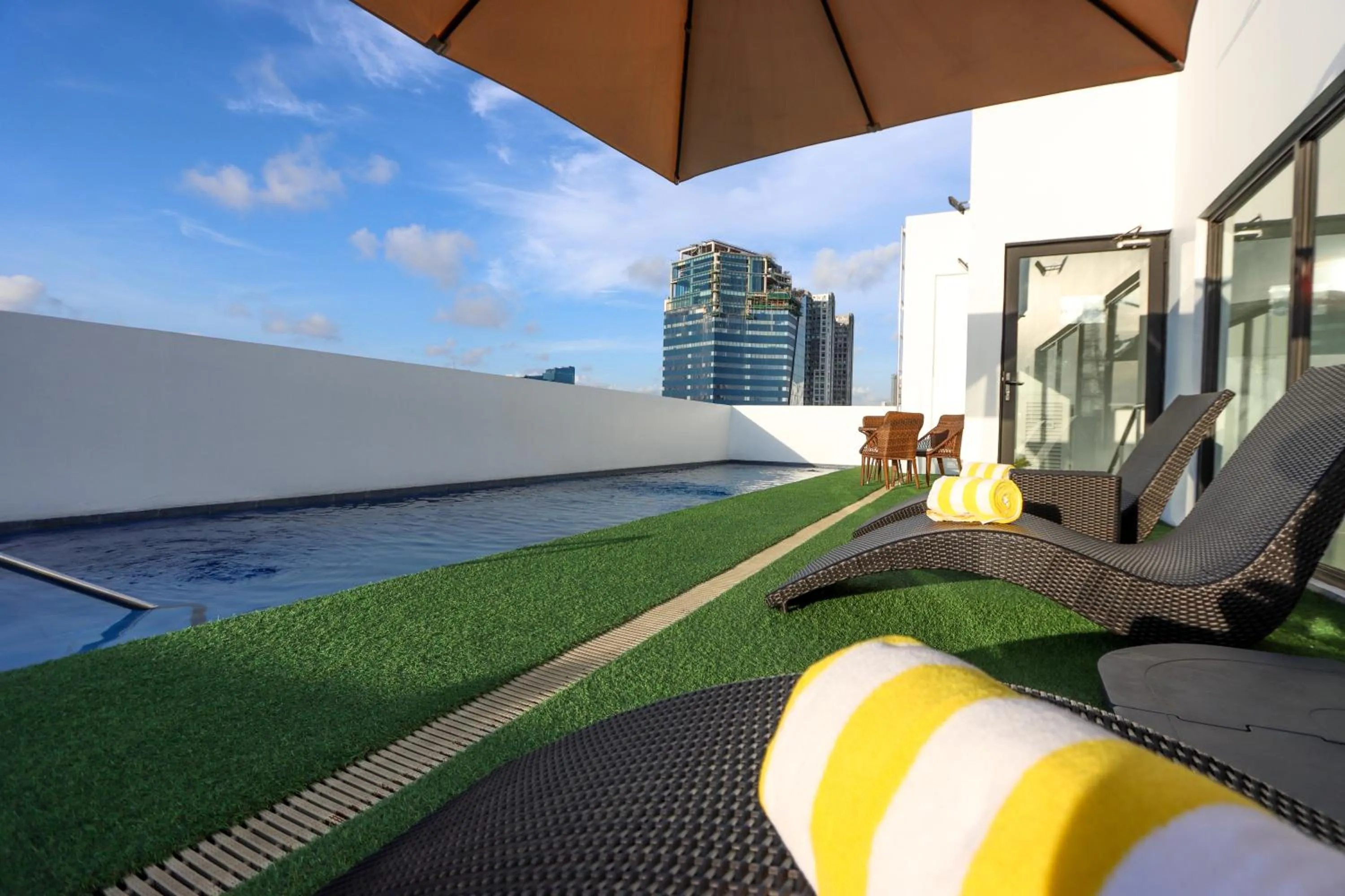 Swimming pool in Privato Makati