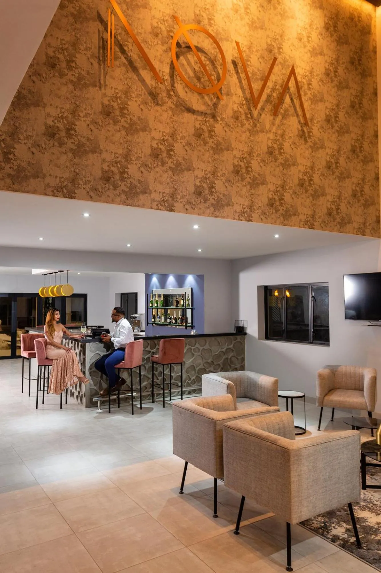 Lounge or bar in Nova Boutique Hotel and Spa