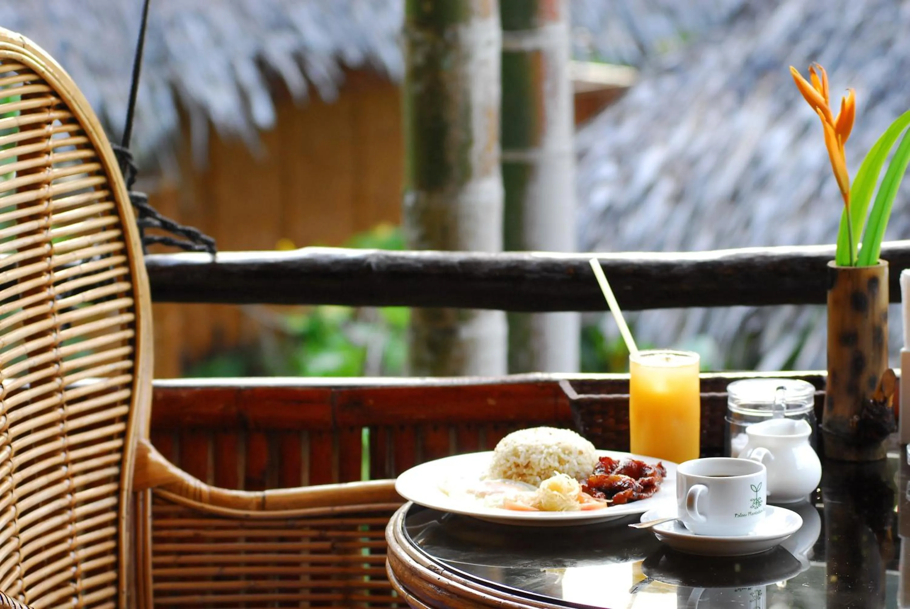 Breakfast in Palau Plantation Resort