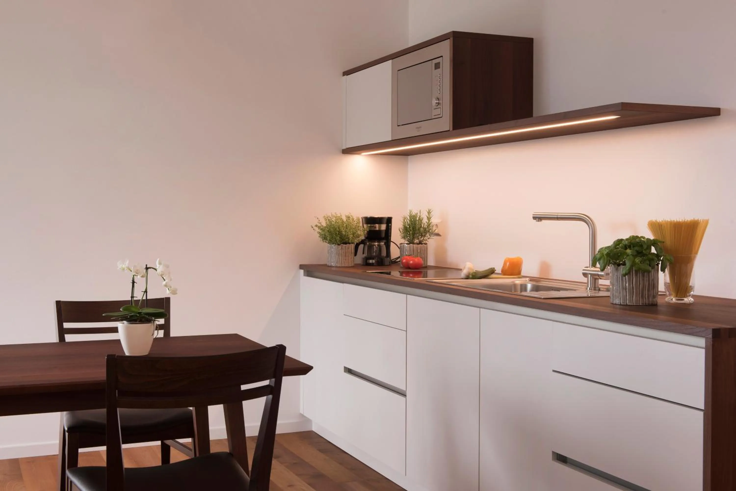 Kitchen or kitchenette in Apparthotel Calma